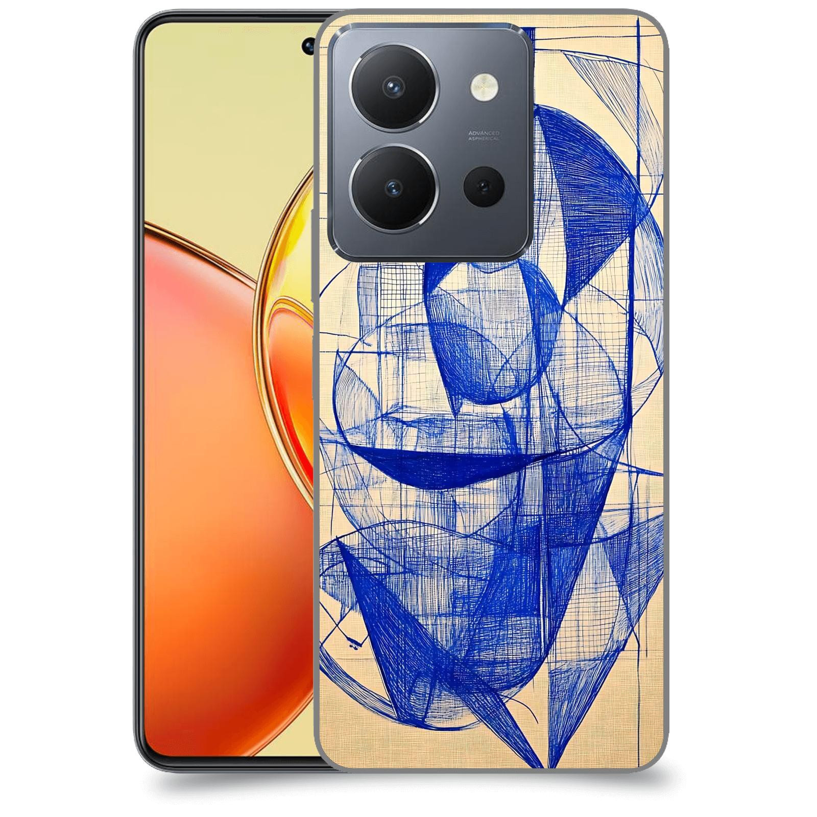 ACOVER Kryt na mobil Vivo Y36 - Geometrický chaos