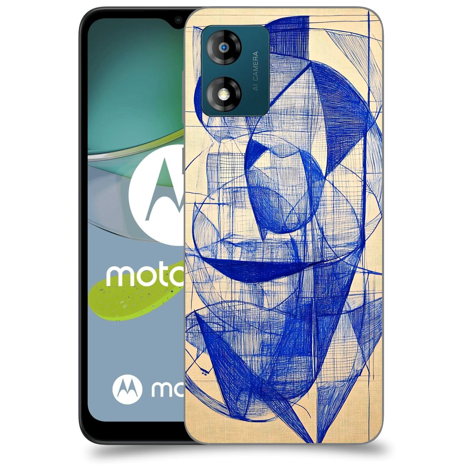 ACOVER Kryt na mobil Motorola Moto E13 - Geometrický chaos