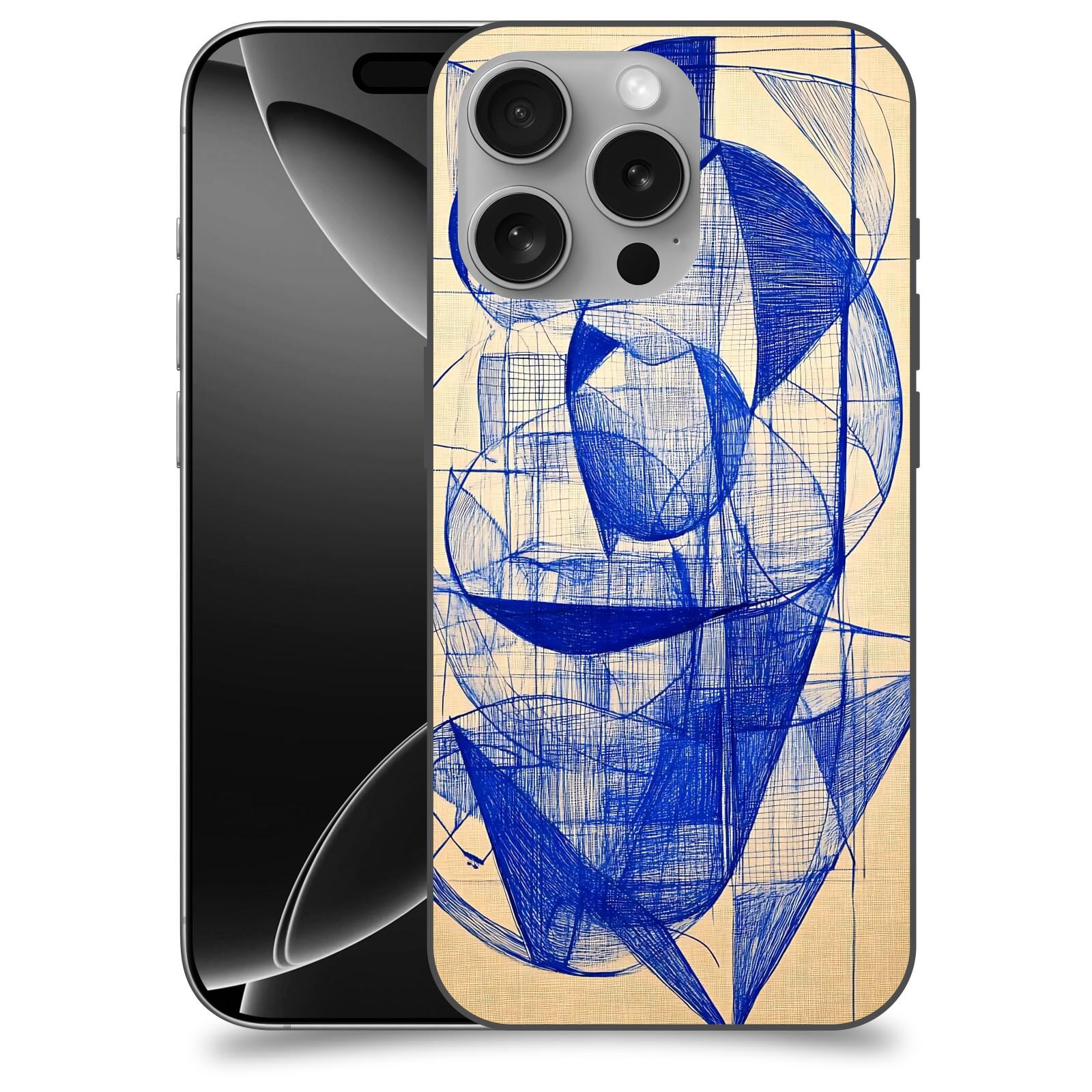ACOVER kryt na mobil Apple iPhone 16 - Geometrický chaos