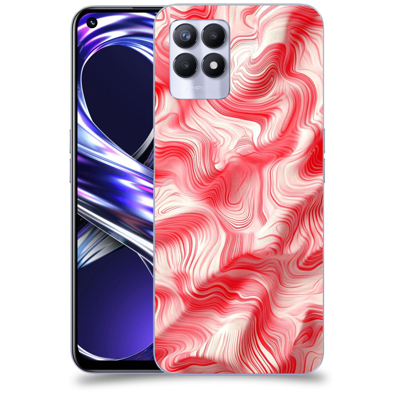 ACOVER Kryt na mobil Realme 8i - Harmonické proudění