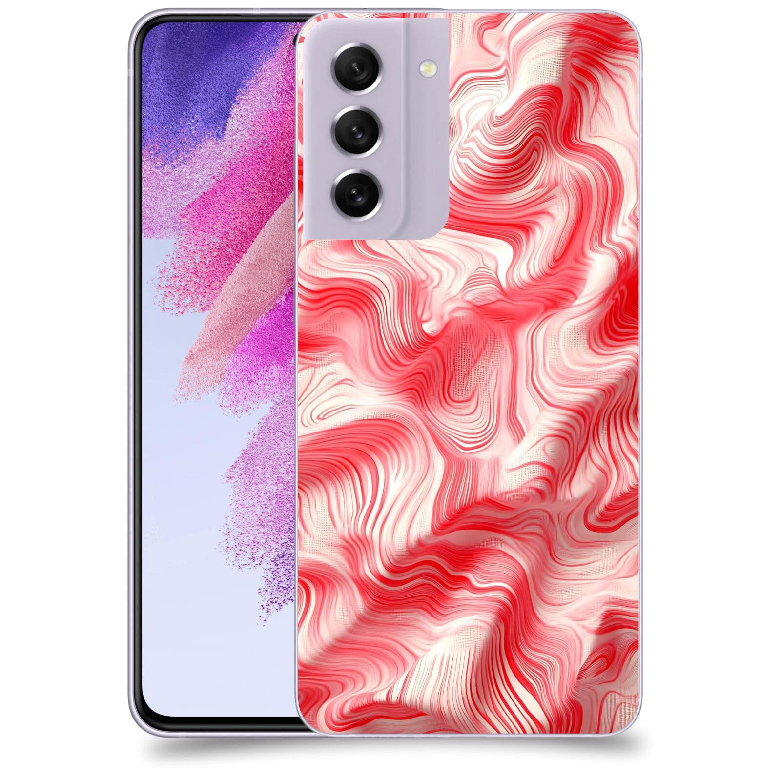 ACOVER Kryt na mobil Samsung Galaxy S21 FE 5G - Harmonické proudění