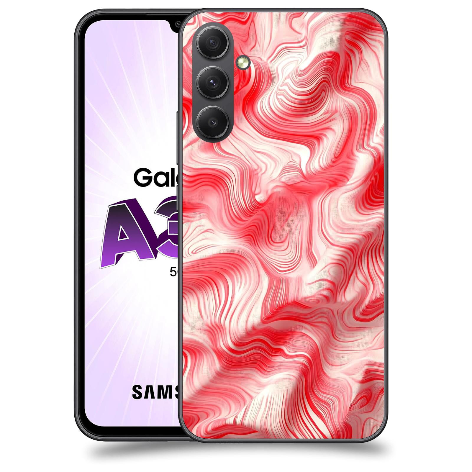 ACOVER Kryt na mobil Samsung Galaxy A34 - Harmonické proudění
