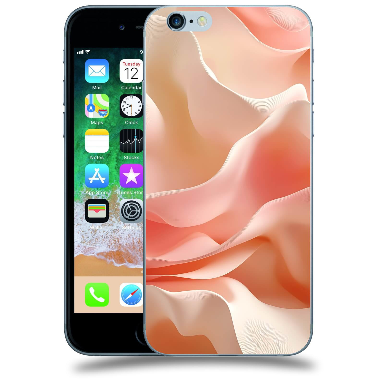 ACOVER Kryt na mobil Apple iPhone 6/6S - Hedvábné vlny