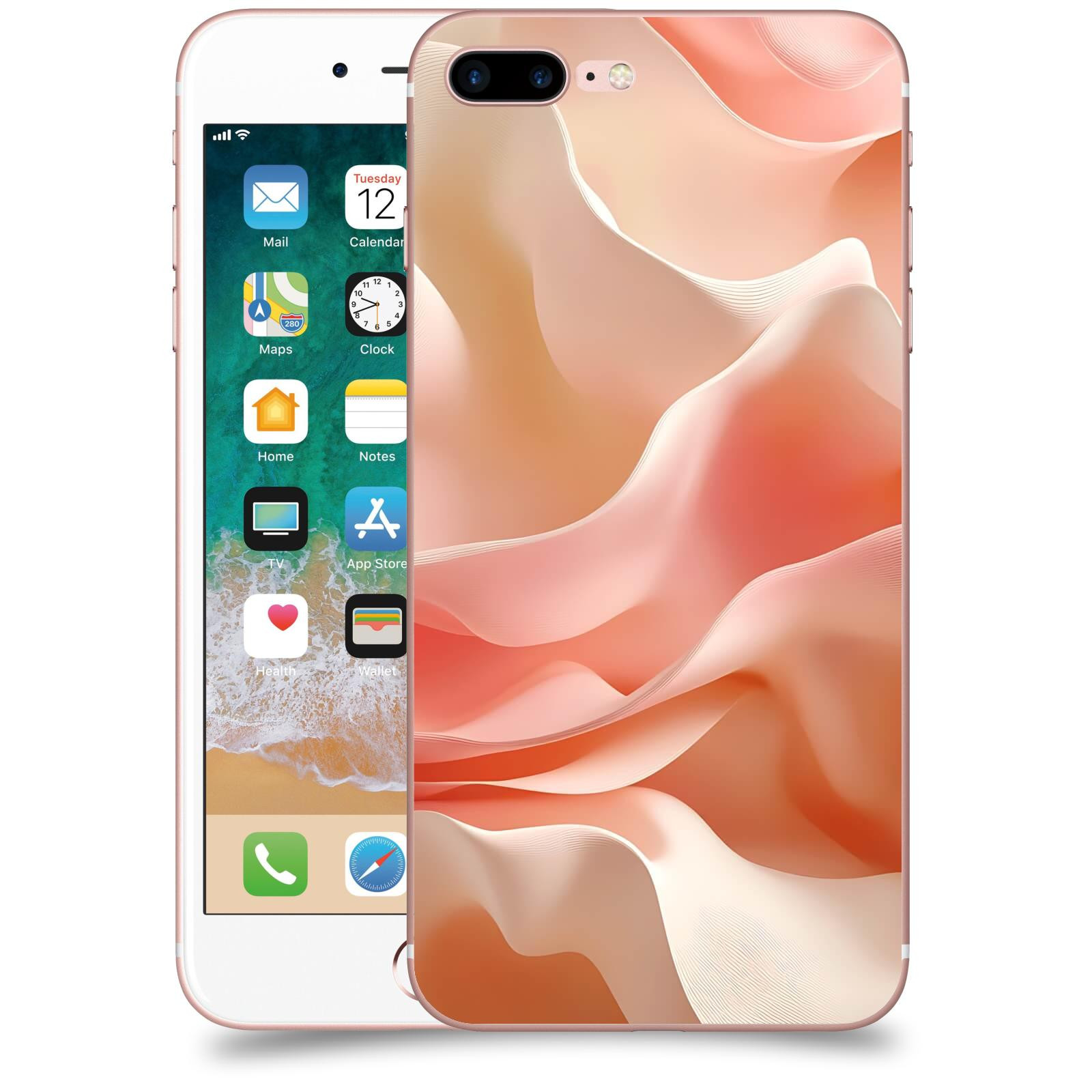 ACOVER Kryt na mobil Apple iPhone 7 Plus - Hedvábné vlny