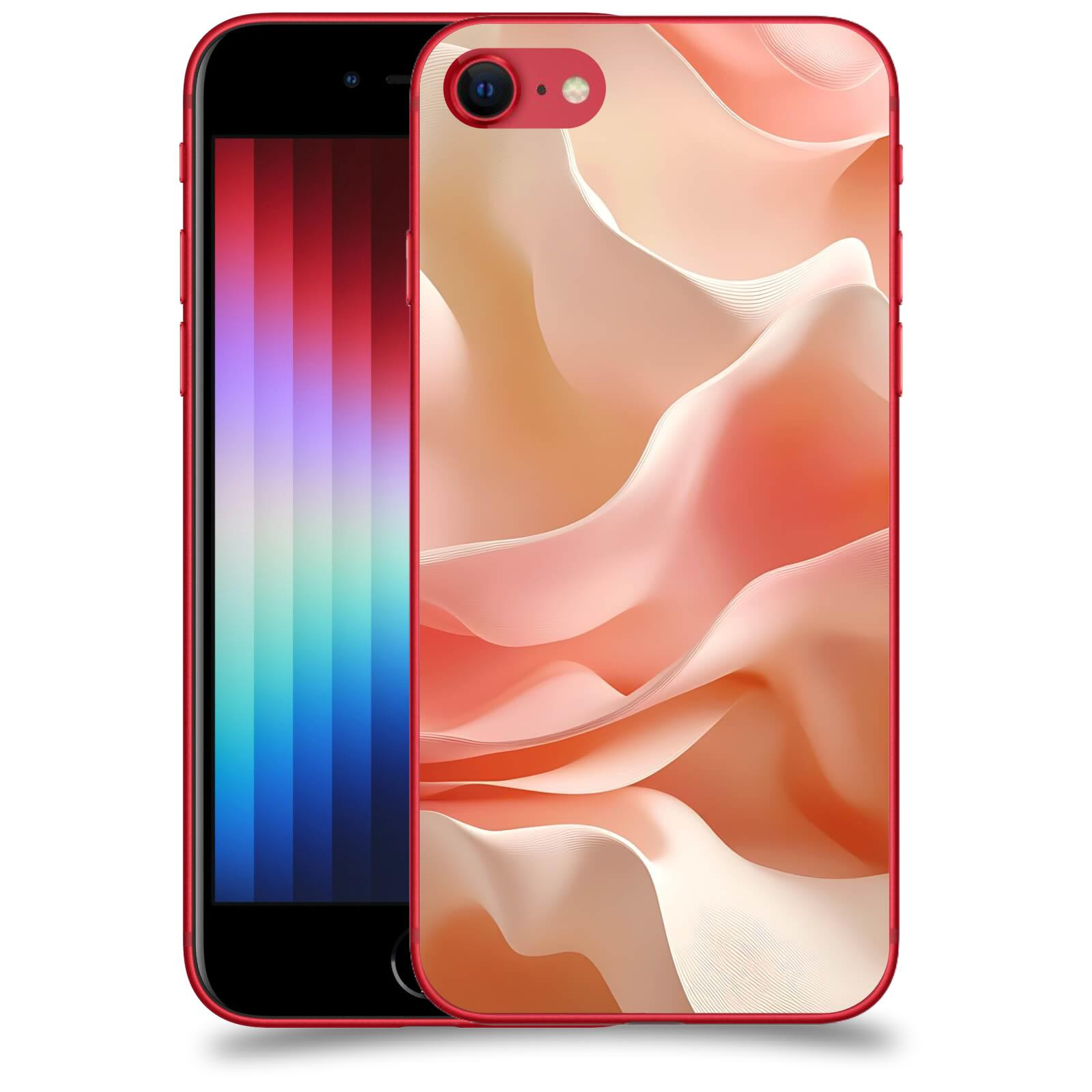 ACOVER Kryt na mobil Apple iPhone SE 2022 - Hedvábné vlny