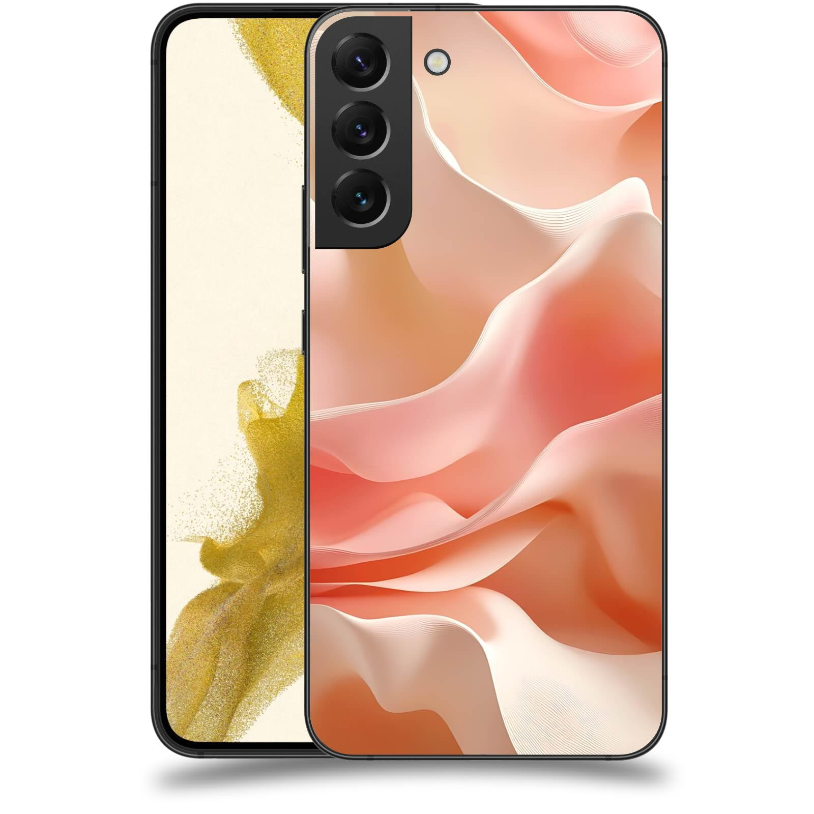 ACOVER Kryt na mobil Samsung Galaxy S22+ 5G - Hedvábné vlny
