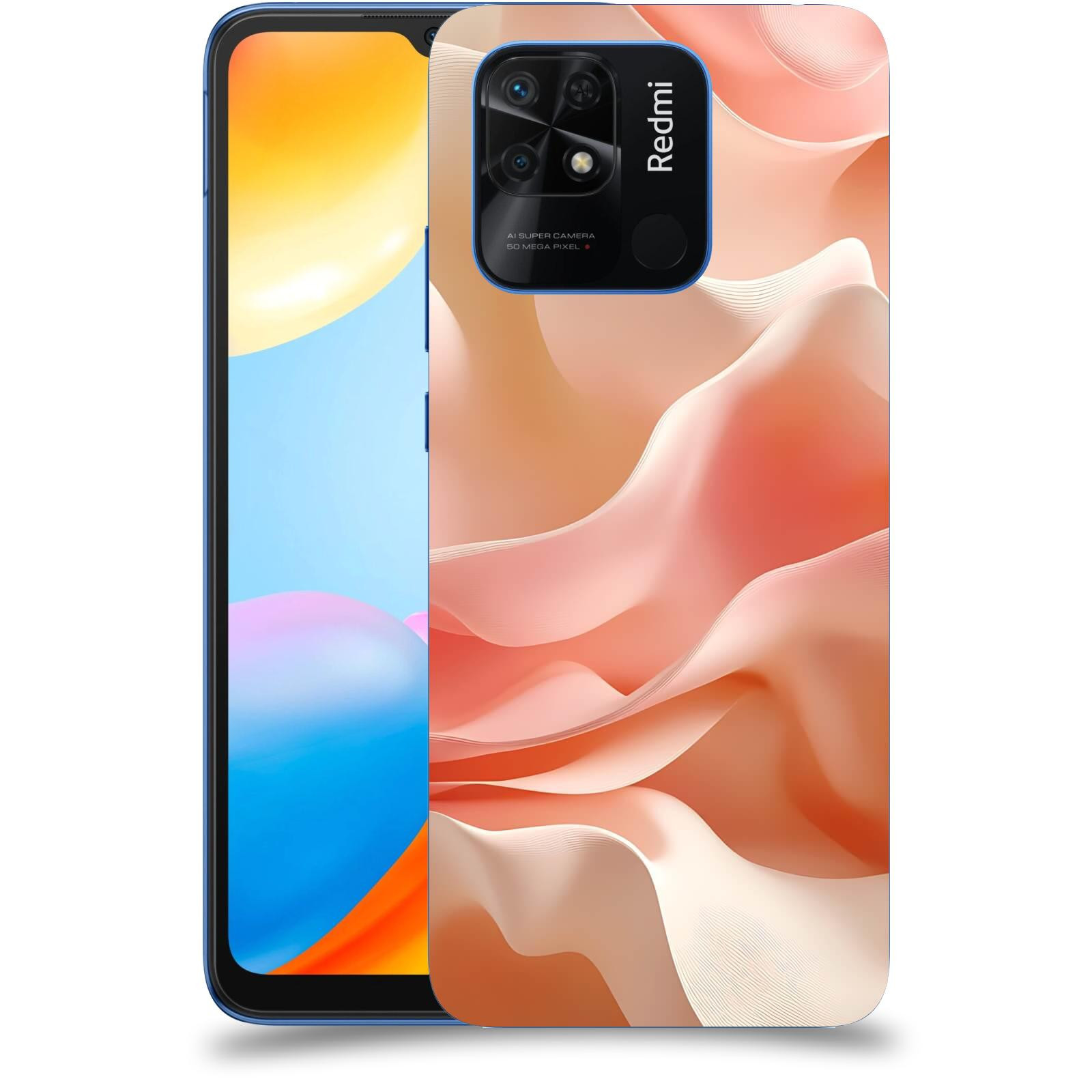 ACOVER Kryt na mobil Xiaomi Redmi 10C - Hedvábné vlny