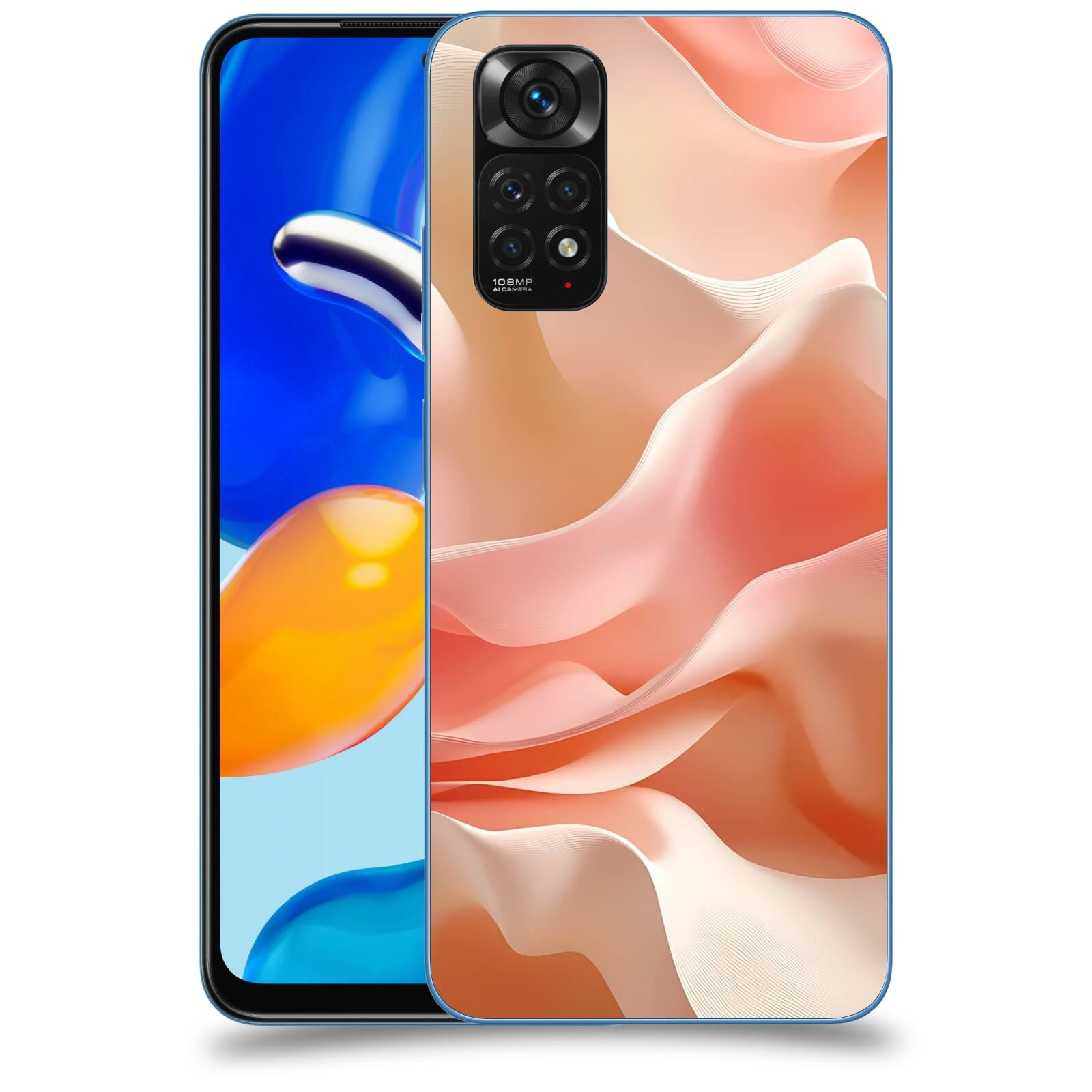 ACOVER Kryt na mobil Xiaomi Redmi Note 11S - Hedvábné vlny