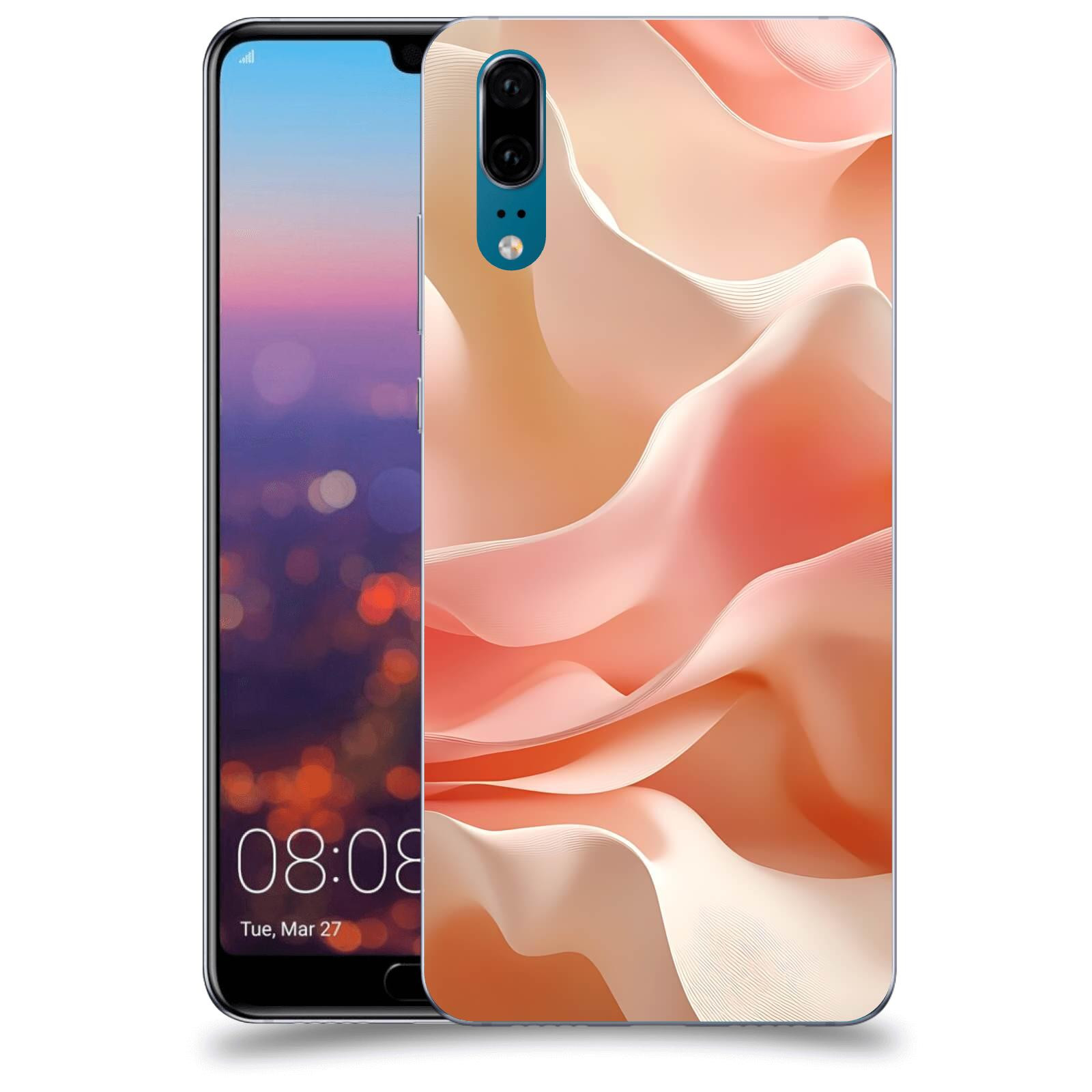 ACOVER Kryt na mobil Huawei P20 - Hedvábné vlny