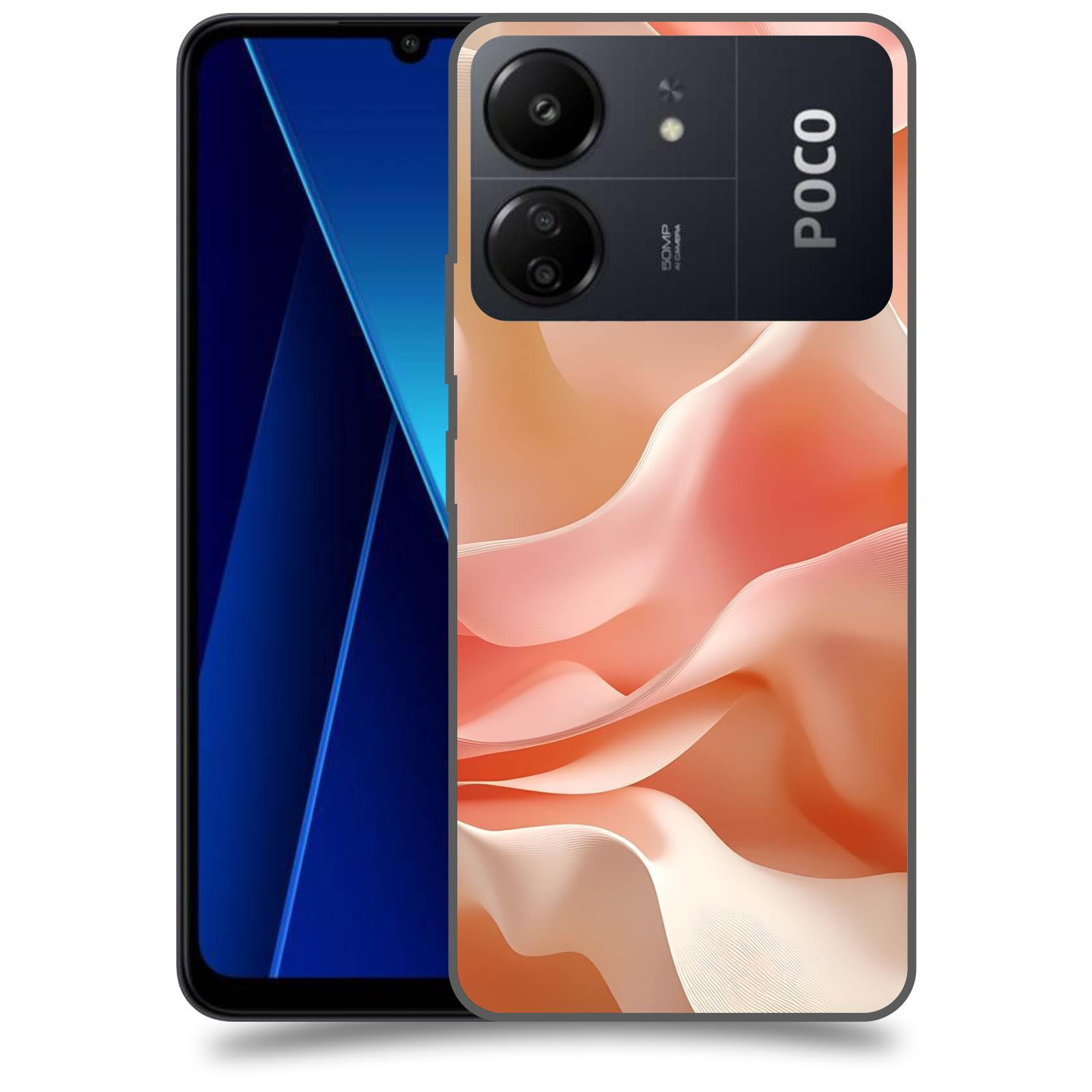 ACOVER Kryt na mobil Poco C65 - Hedvábné vlny