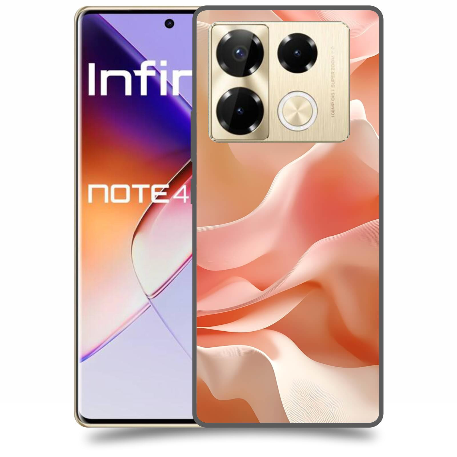 ACOVER Kryt na mobil Infinix Note 40 PRO - Hedvábné vlny