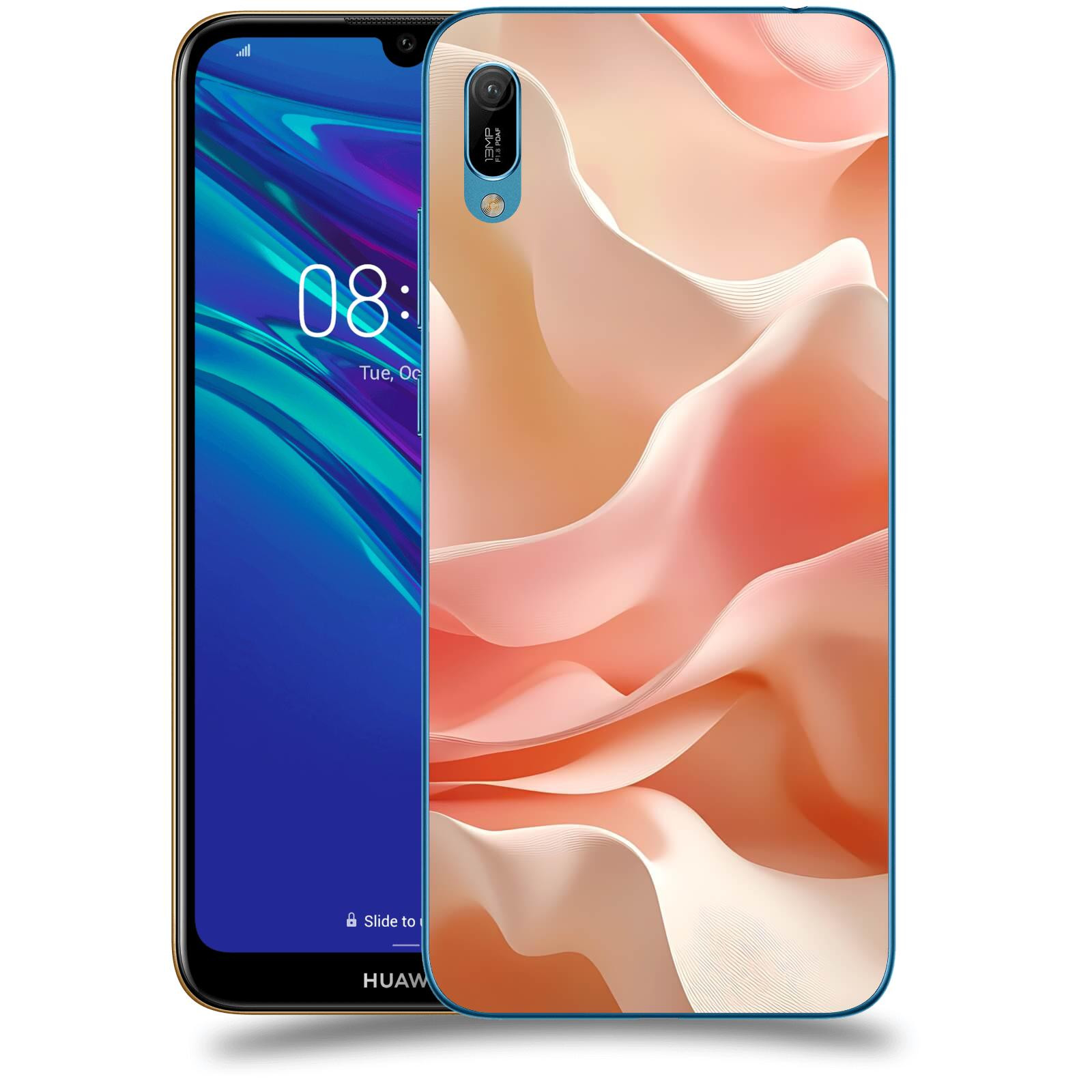 ACOVER Kryt na mobil Huawei Y6 2019 - Hedvábné vlny