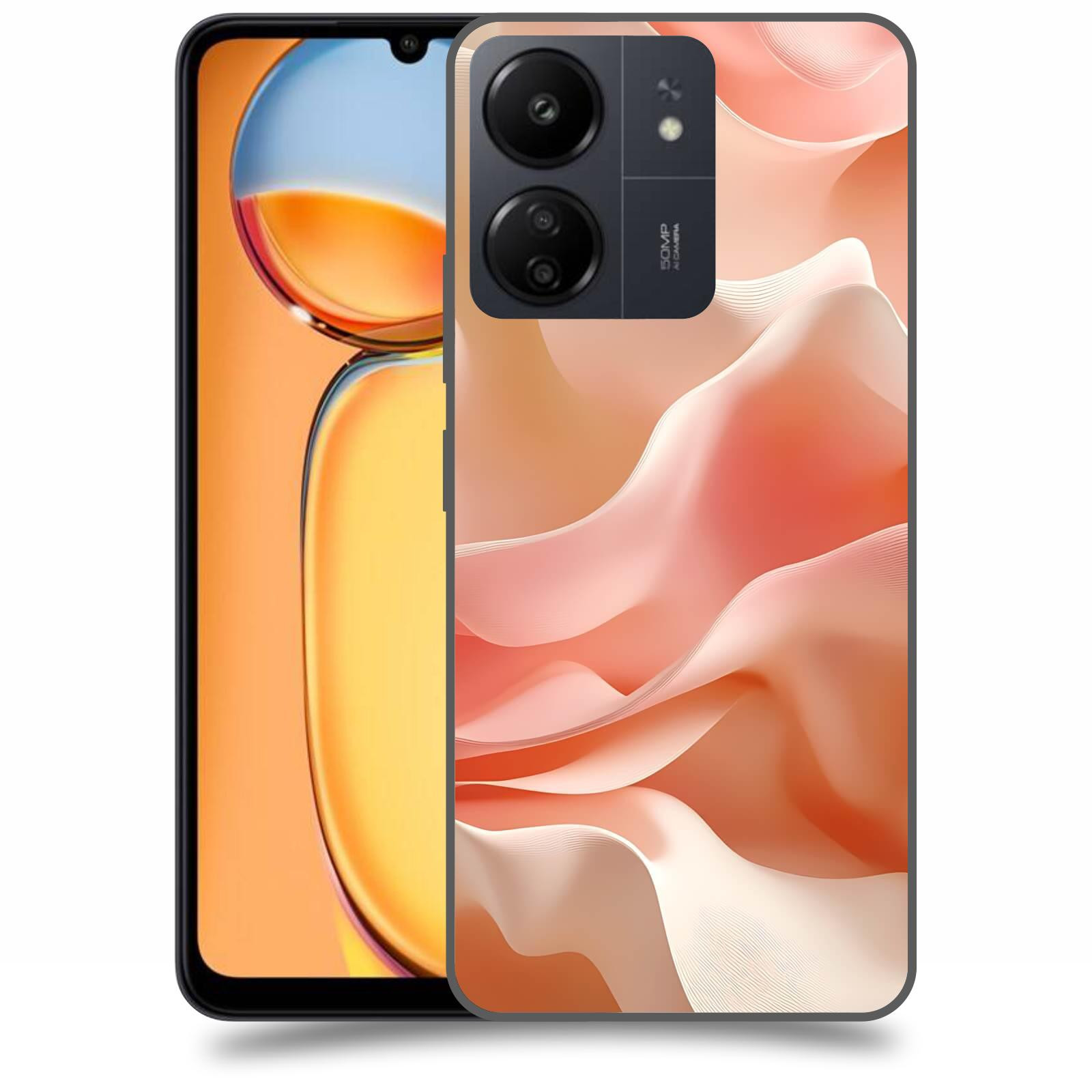 ACOVER Kryt na mobil Xiaomi Redmi 13C 4G  Hedvábné vlny