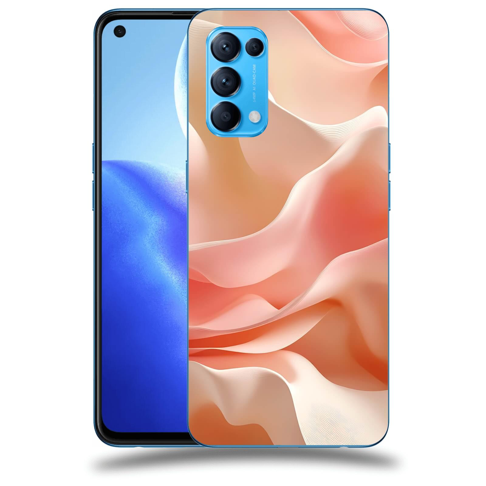 ACOVER Kryt na mobil OPPO Reno 5 5G - Hedvábné vlny