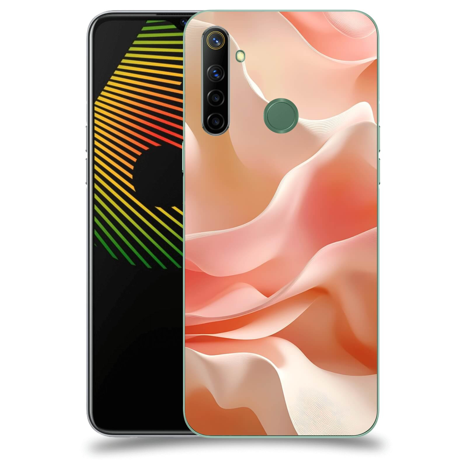 ACOVER Kryt na mobil Realme 6i - Hedvábné vlny