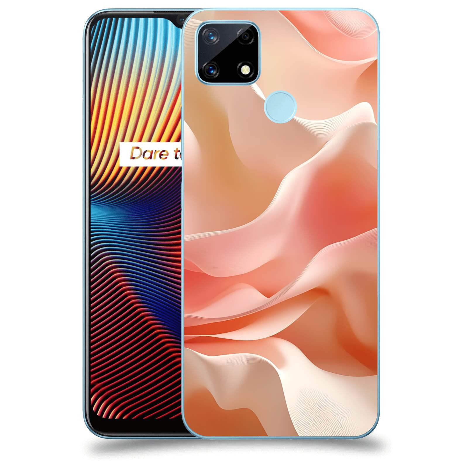 ACOVER Kryt na mobil Realme 7i - Hedvábné vlny