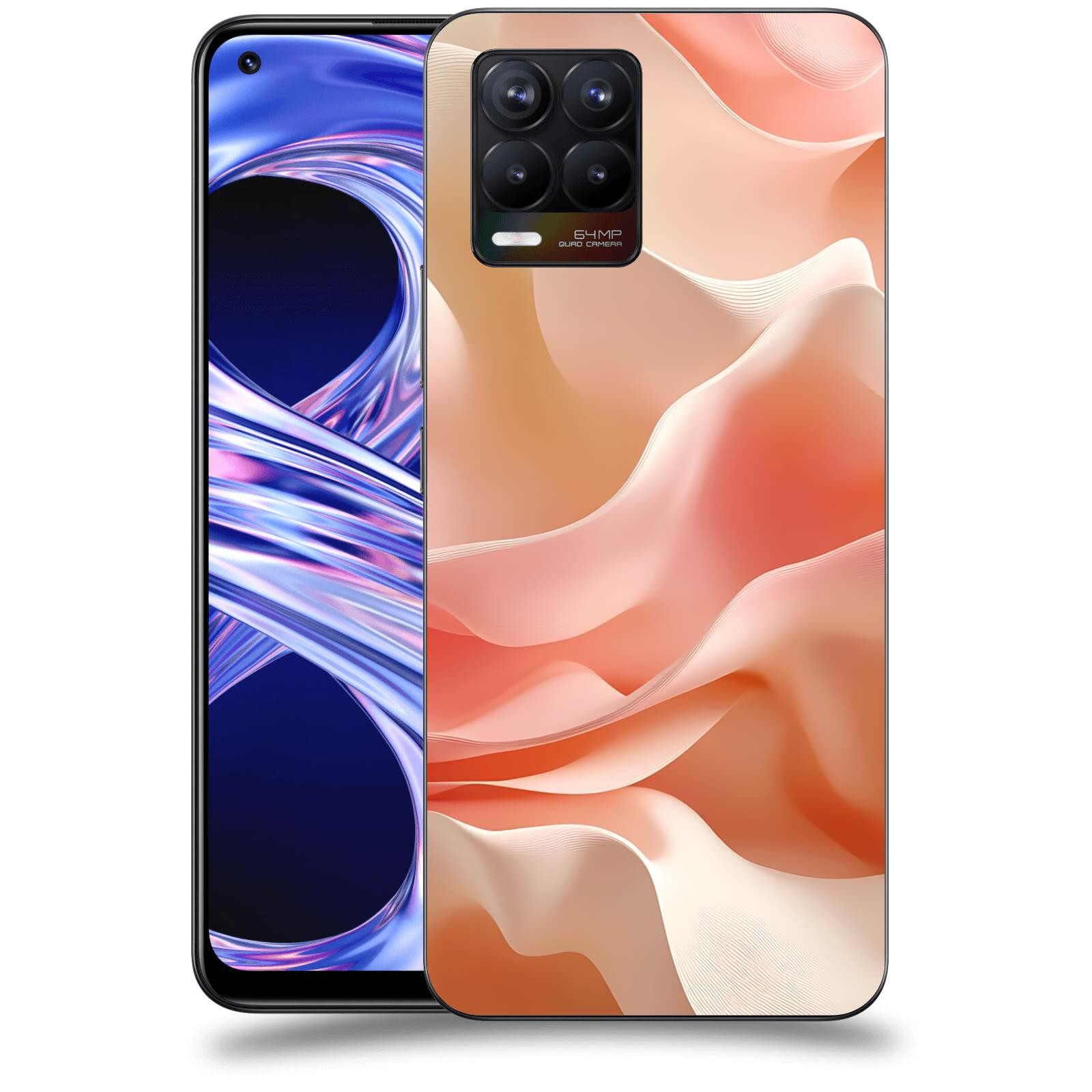 ACOVER Kryt na mobil Realme 8 - Hedvábné vlny