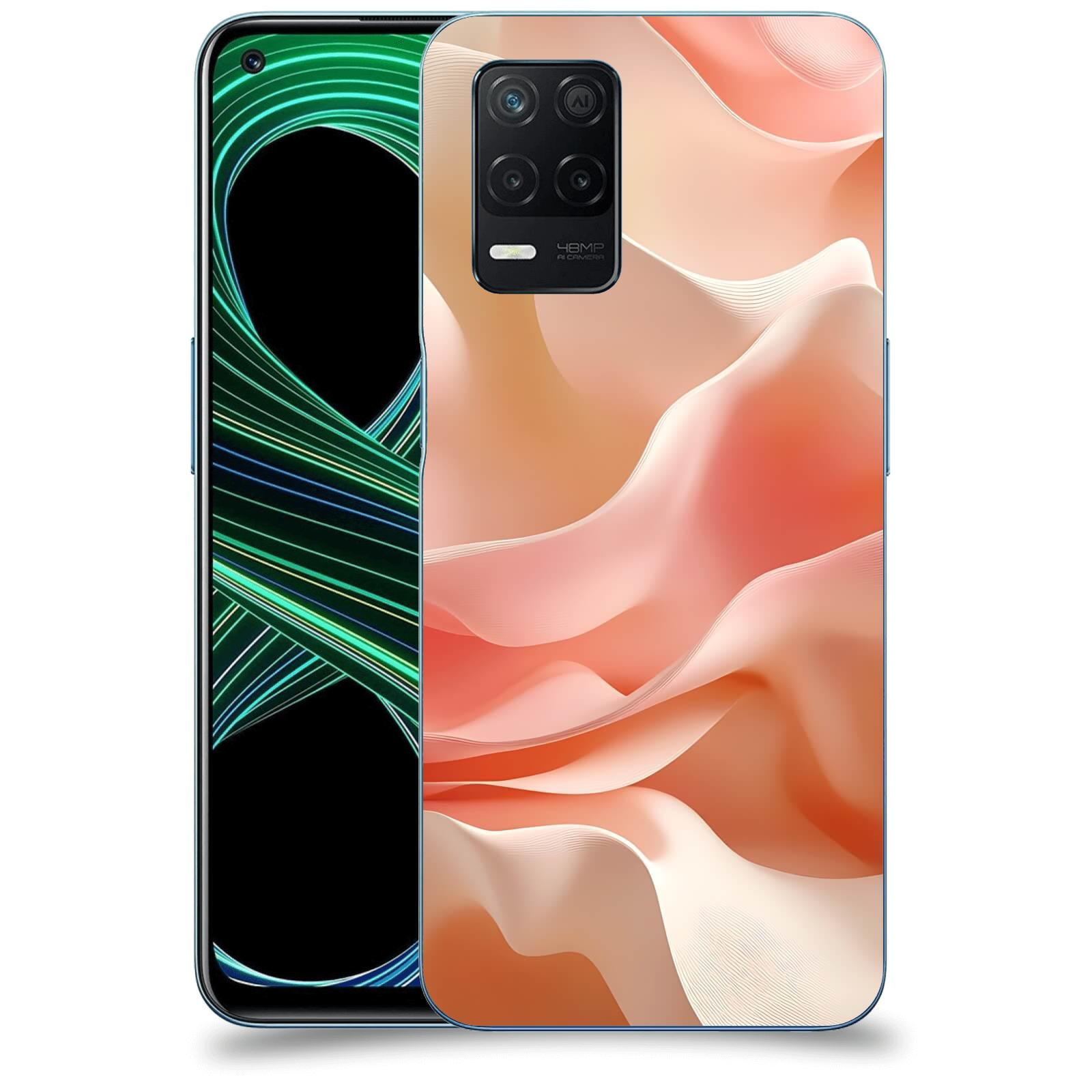 ACOVER Kryt na mobil Realme 8 5G - Hedvábné vlny