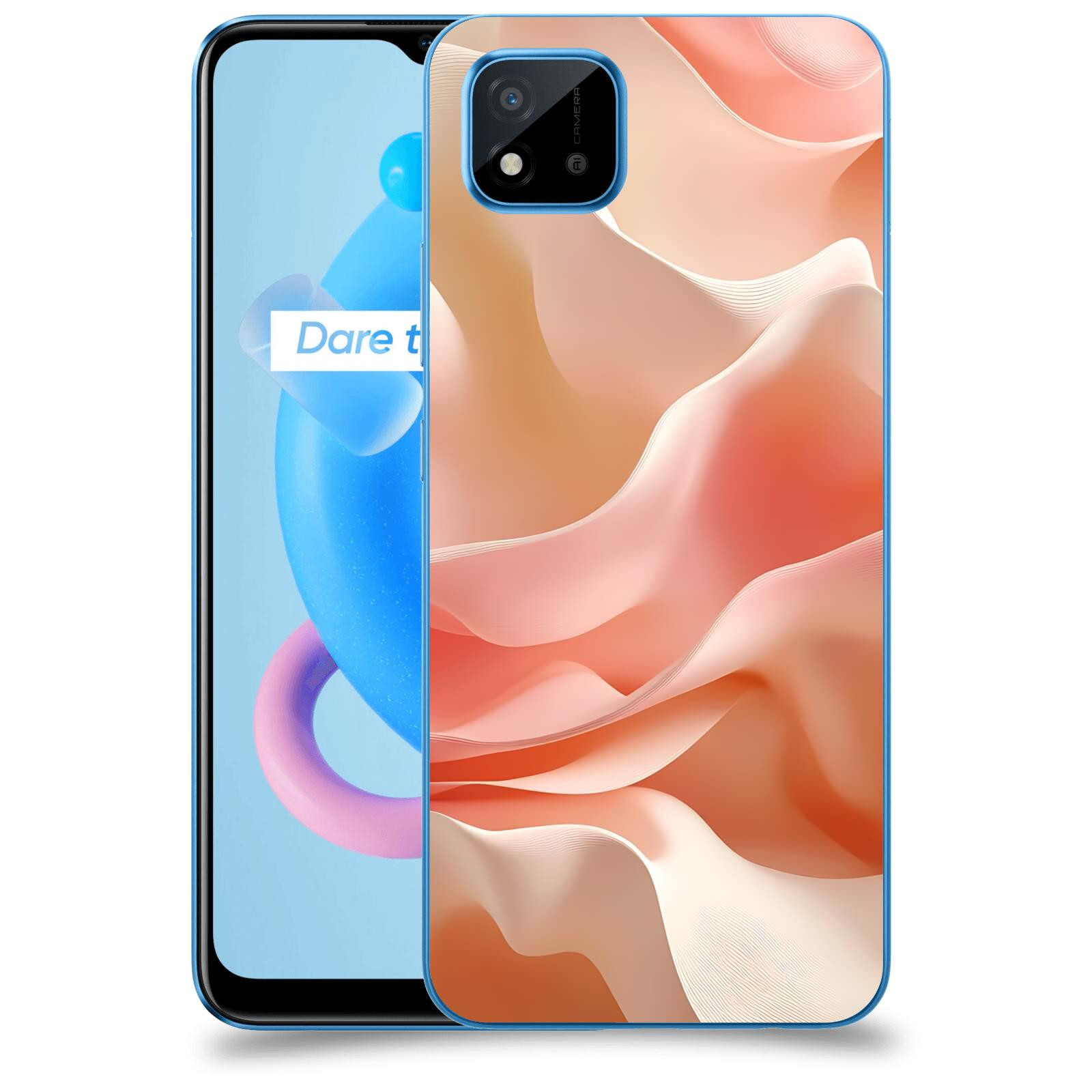 ACOVER Kryt na mobil Realme C11 (2021) - Hedvábné vlny