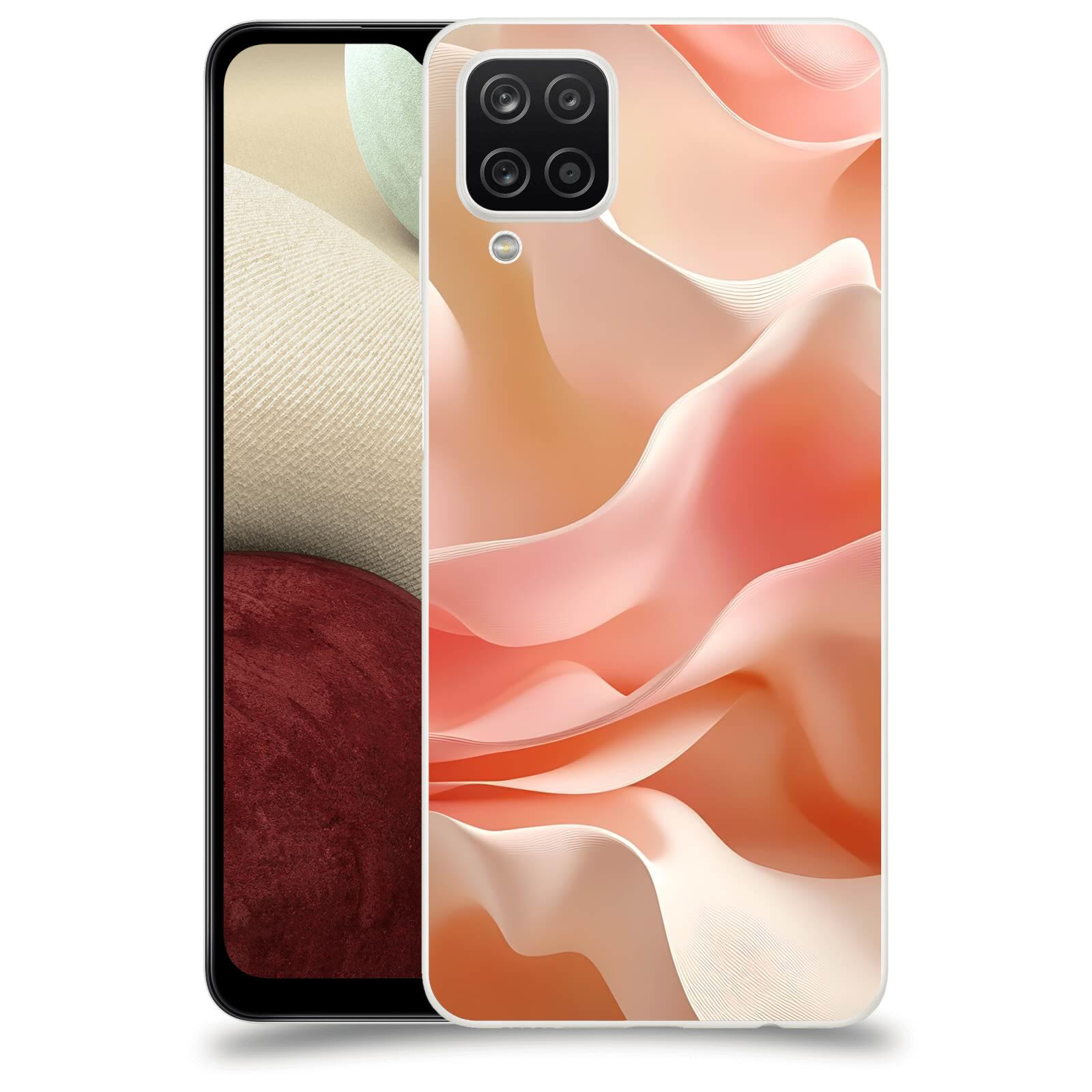 ACOVER Kryt na mobil Samsung Galaxy A12 A125F - Hedvábné vlny