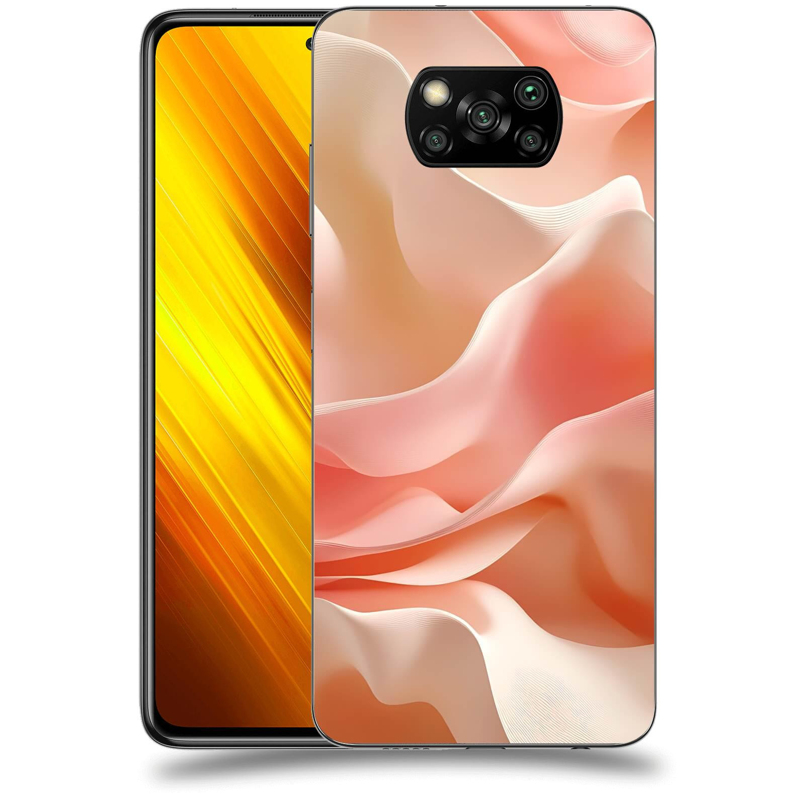 ACOVER Kryt na mobil Xiaomi Poco X3 - Hedvábné vlny