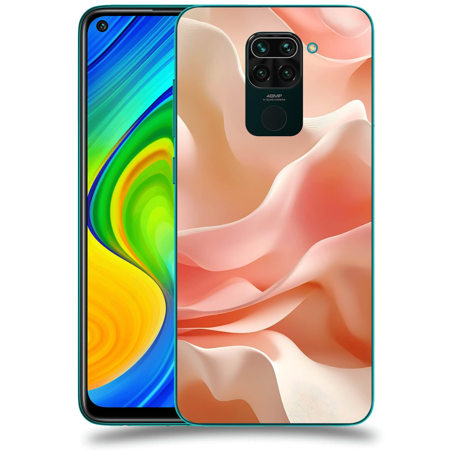 ACOVER Kryt na mobil Xiaomi Redmi Note 9 - Hedvábné vlny
