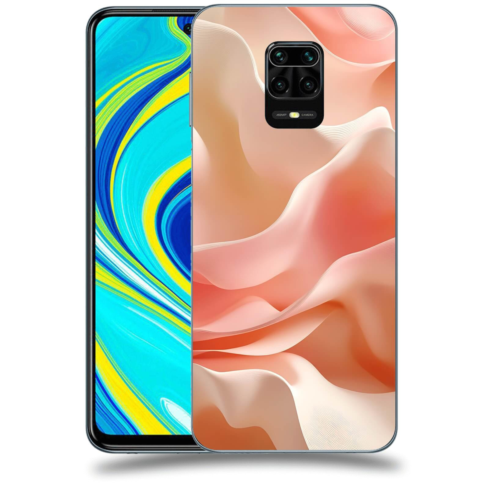 ACOVER Kryt na mobil Xiaomi Redmi Note 9S - Hedvábné vlny