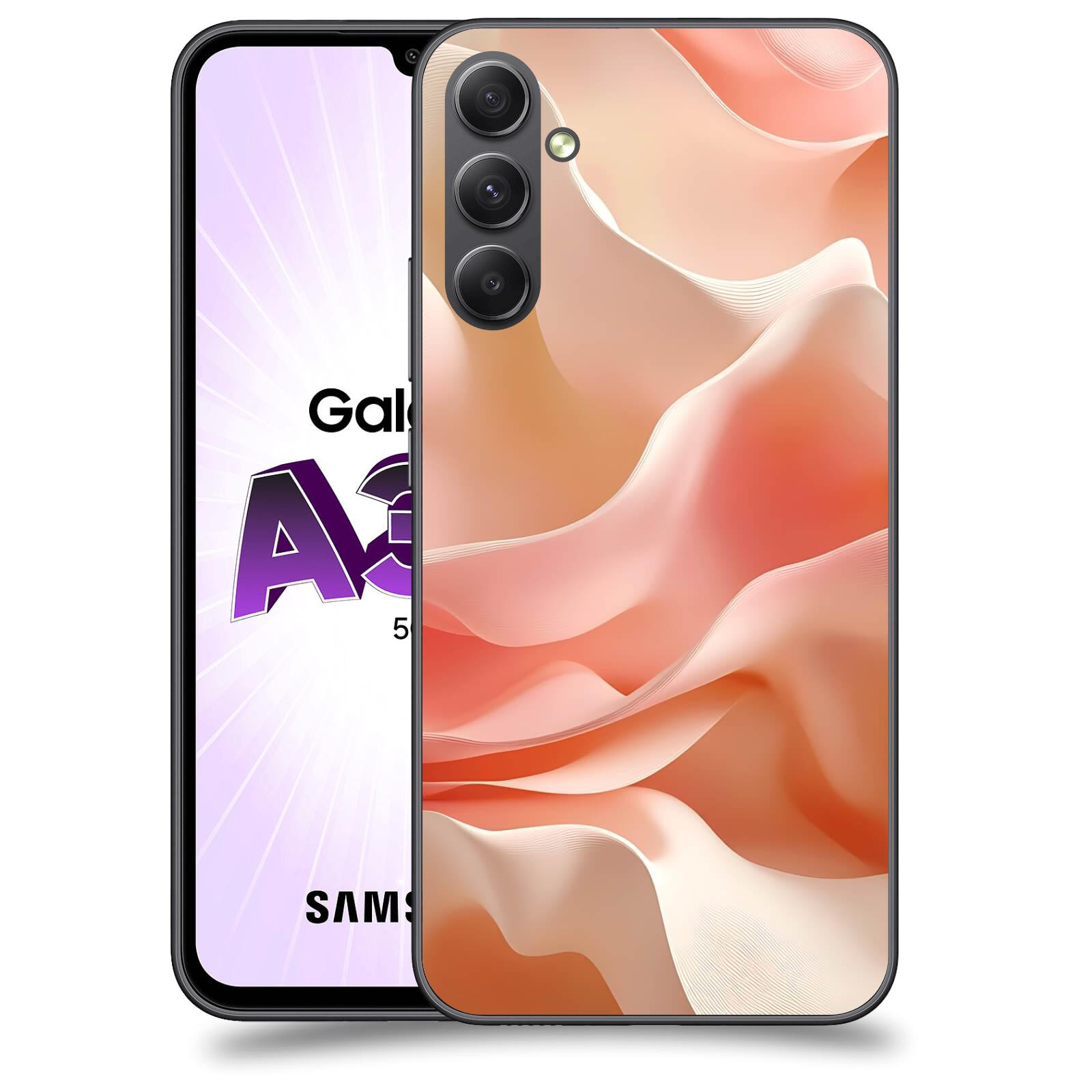 ACOVER Kryt na mobil Samsung Galaxy A34 - Hedvábné vlny