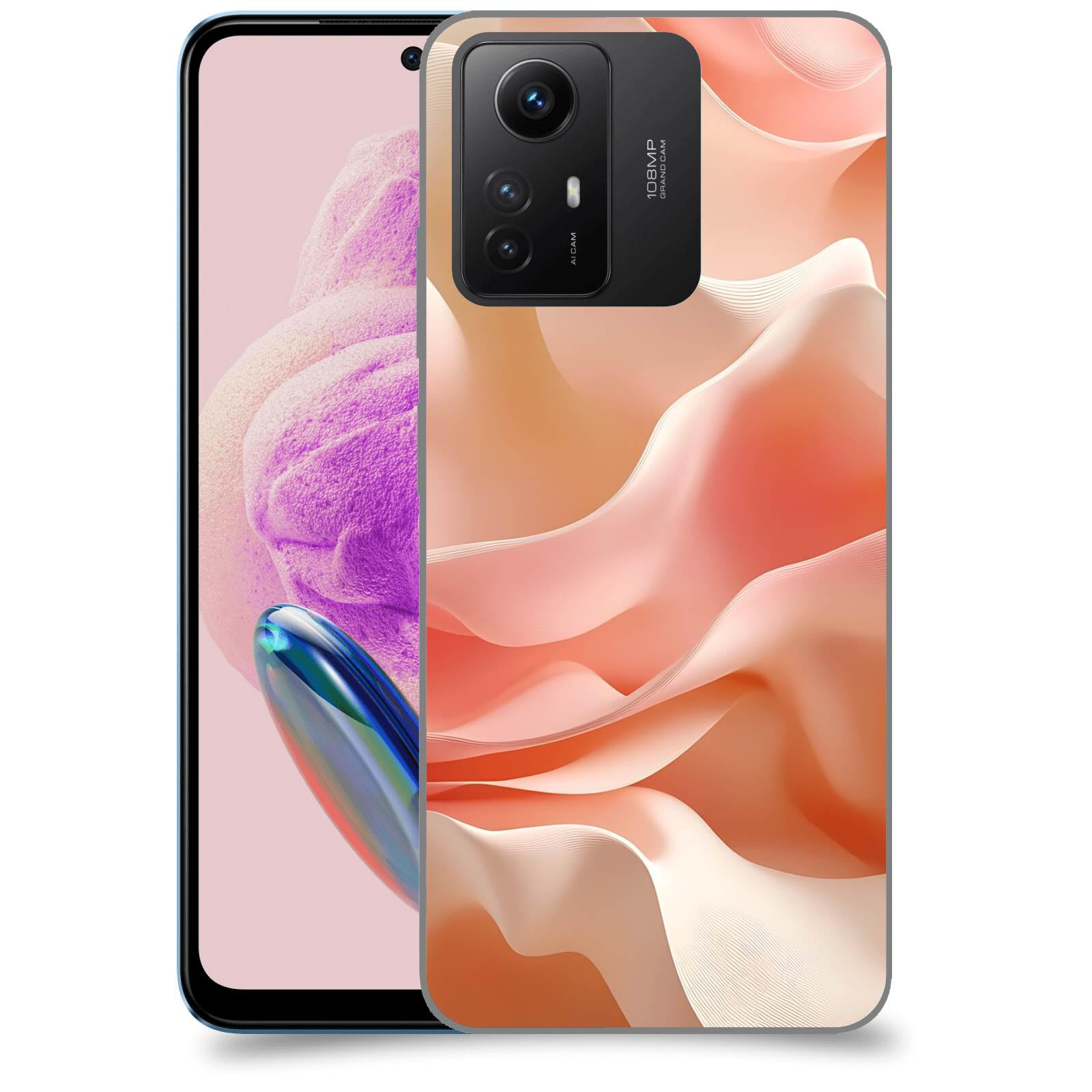 ACOVER Kryt na mobil Xiaomi Redmi Note 12S - Hedvábné vlny