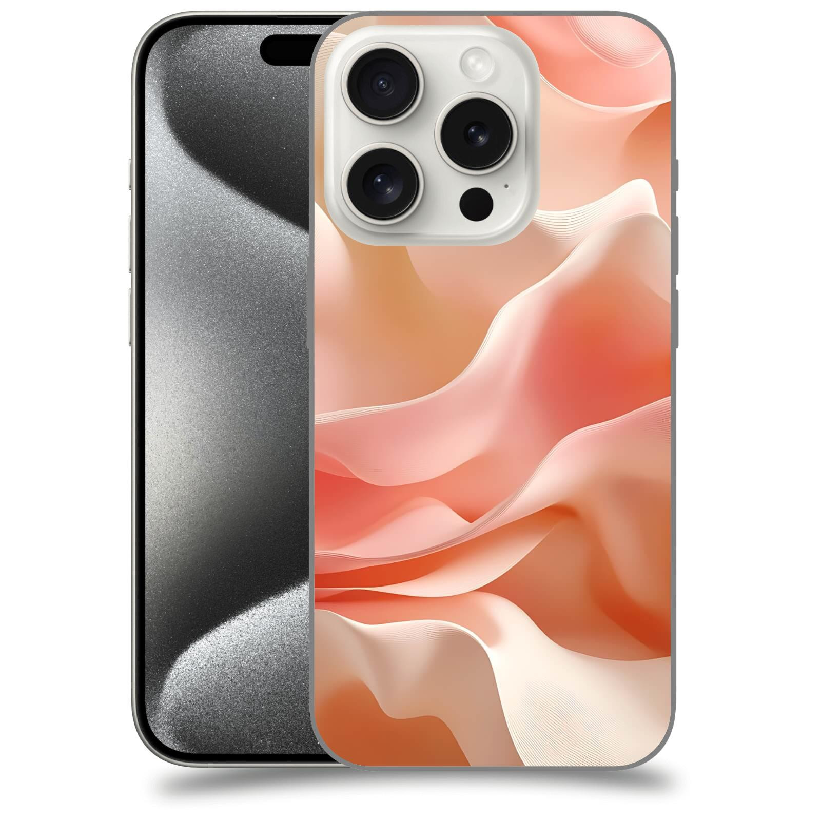 ACOVER Kryt na mobil Apple iPhone 15 pro - Hedvábné vlny