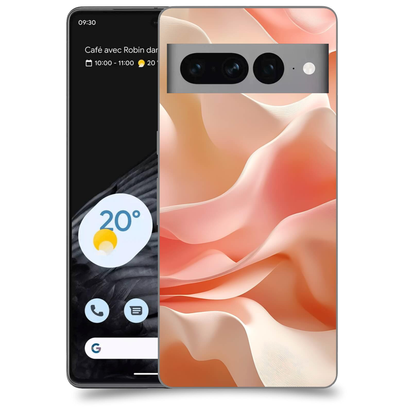 ACOVER Kryt na mobil Google pixel 7 pro - Hedvábné vlny