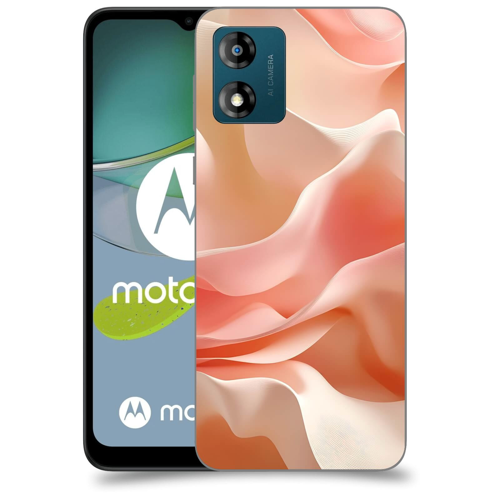 ACOVER Kryt na mobil Motorola Moto E13 - Hedvábné vlny