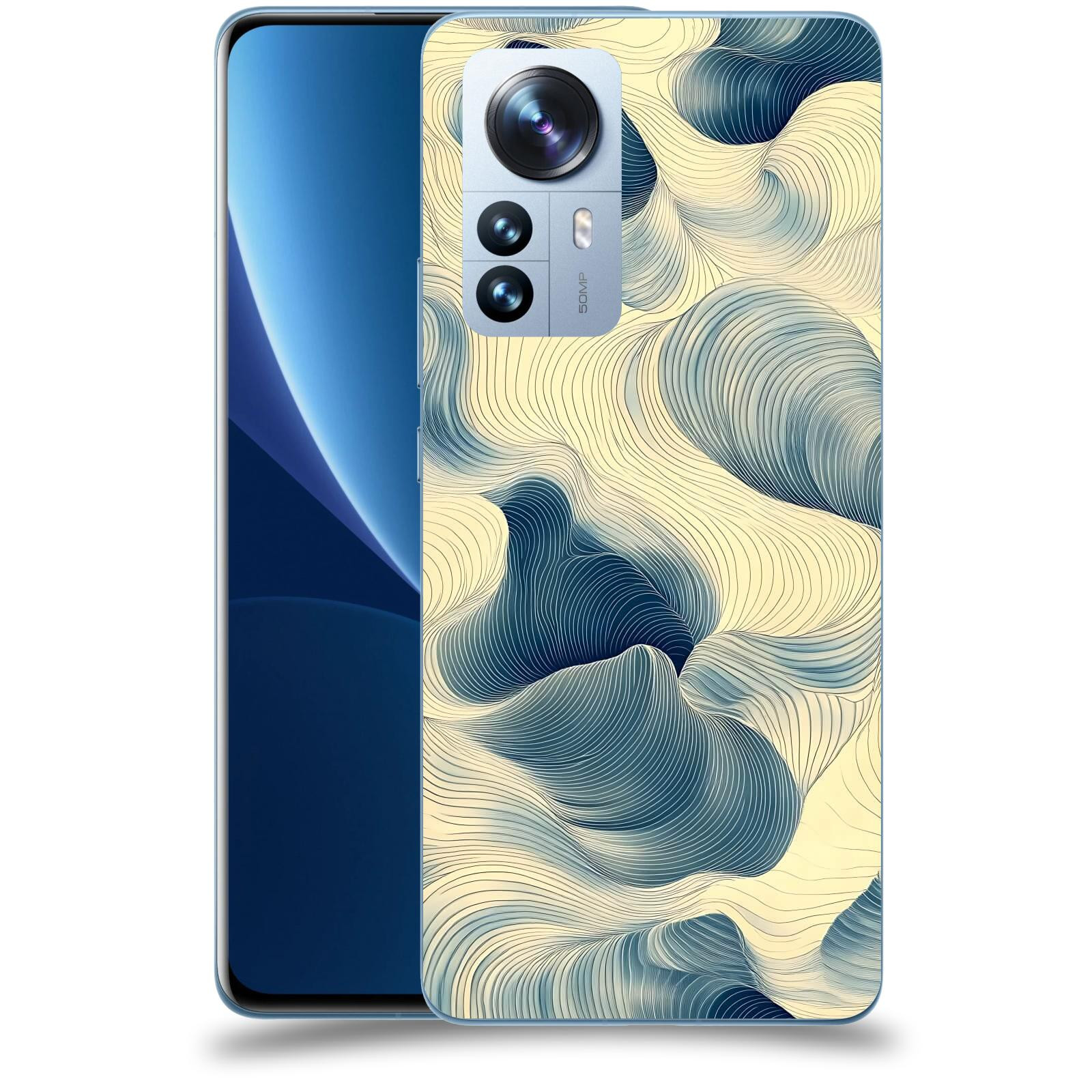 ACOVER Kryt na mobil Xiaomi 12 Pro - Hluboké proudy