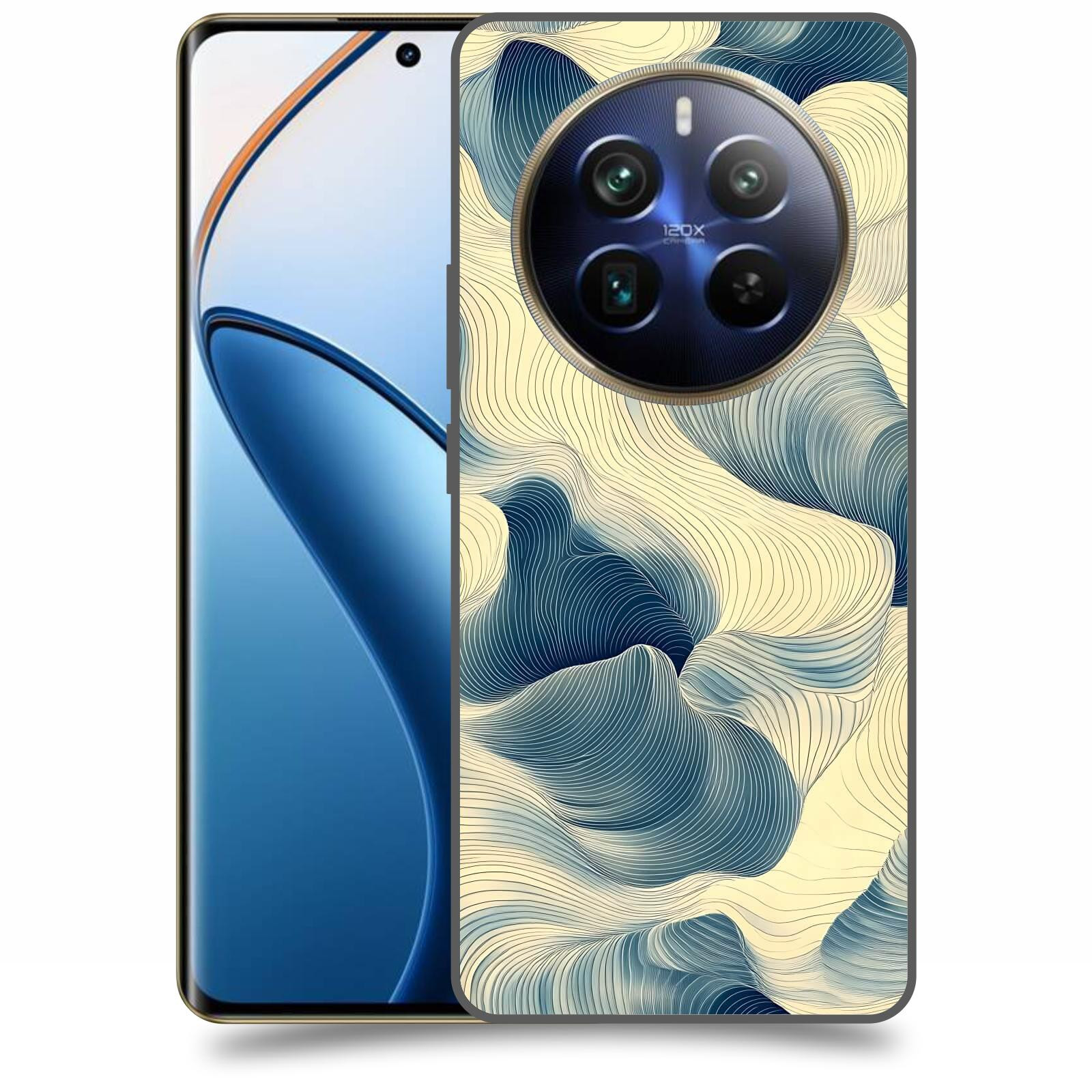 ACOVER Kryt na mobil Realme 12 pro+ 5g - Hluboké proudy