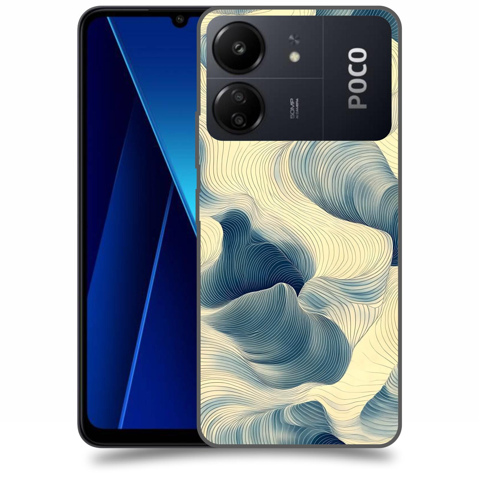 ACOVER Kryt na mobil Poco C65 - Hluboké proudy