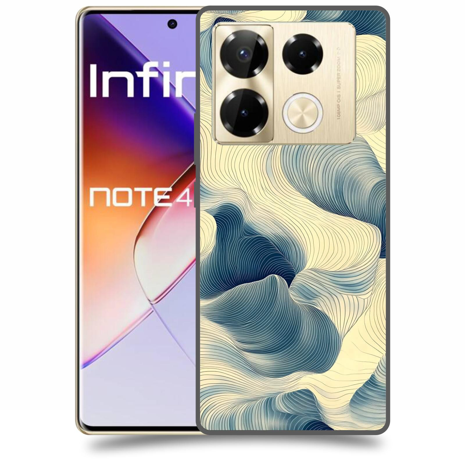 ACOVER Kryt na mobil Infinix Note 40 PRO - Hluboké proudy