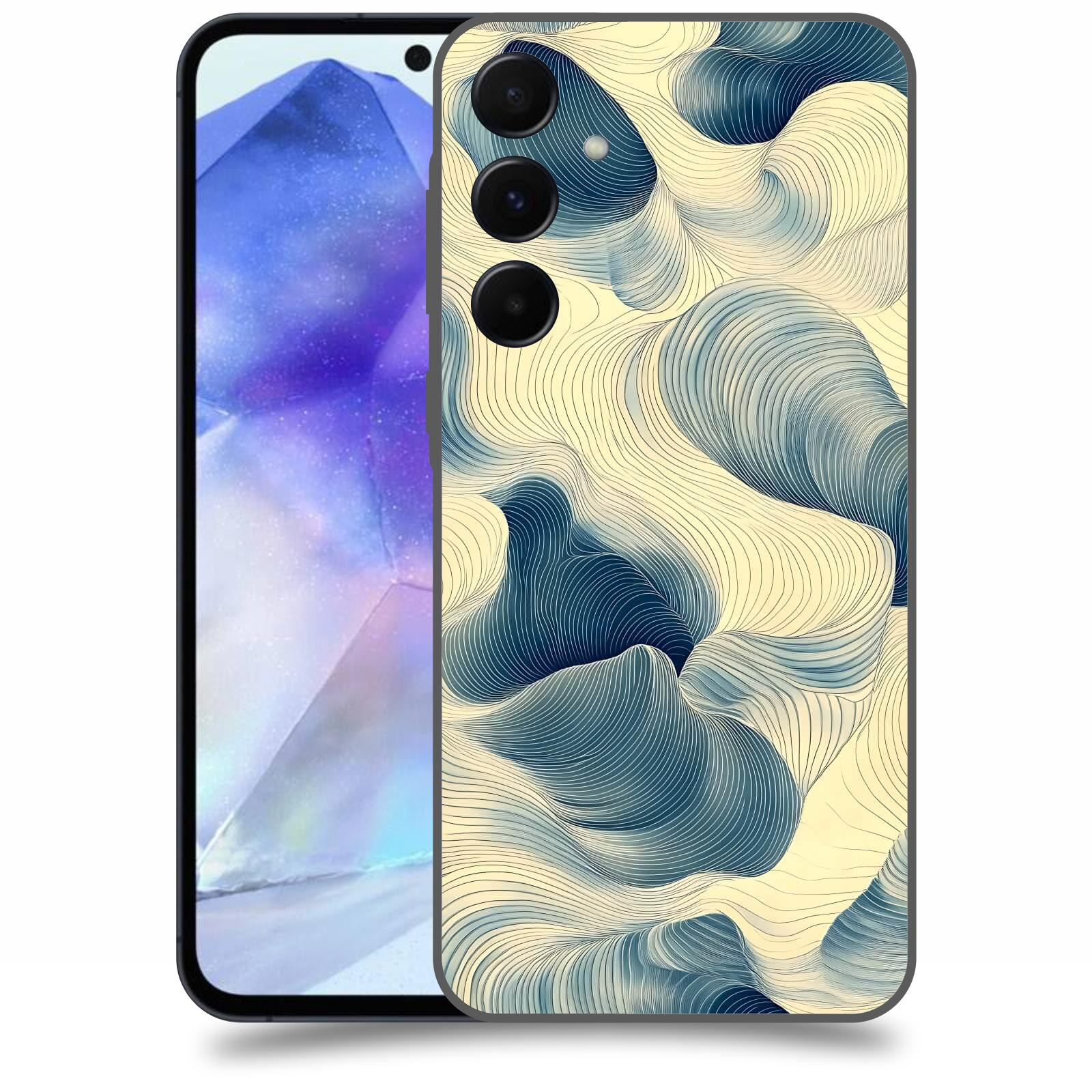 ACOVER Kryt na mobil Samsung Galaxy A55 5G - Hluboké proudy