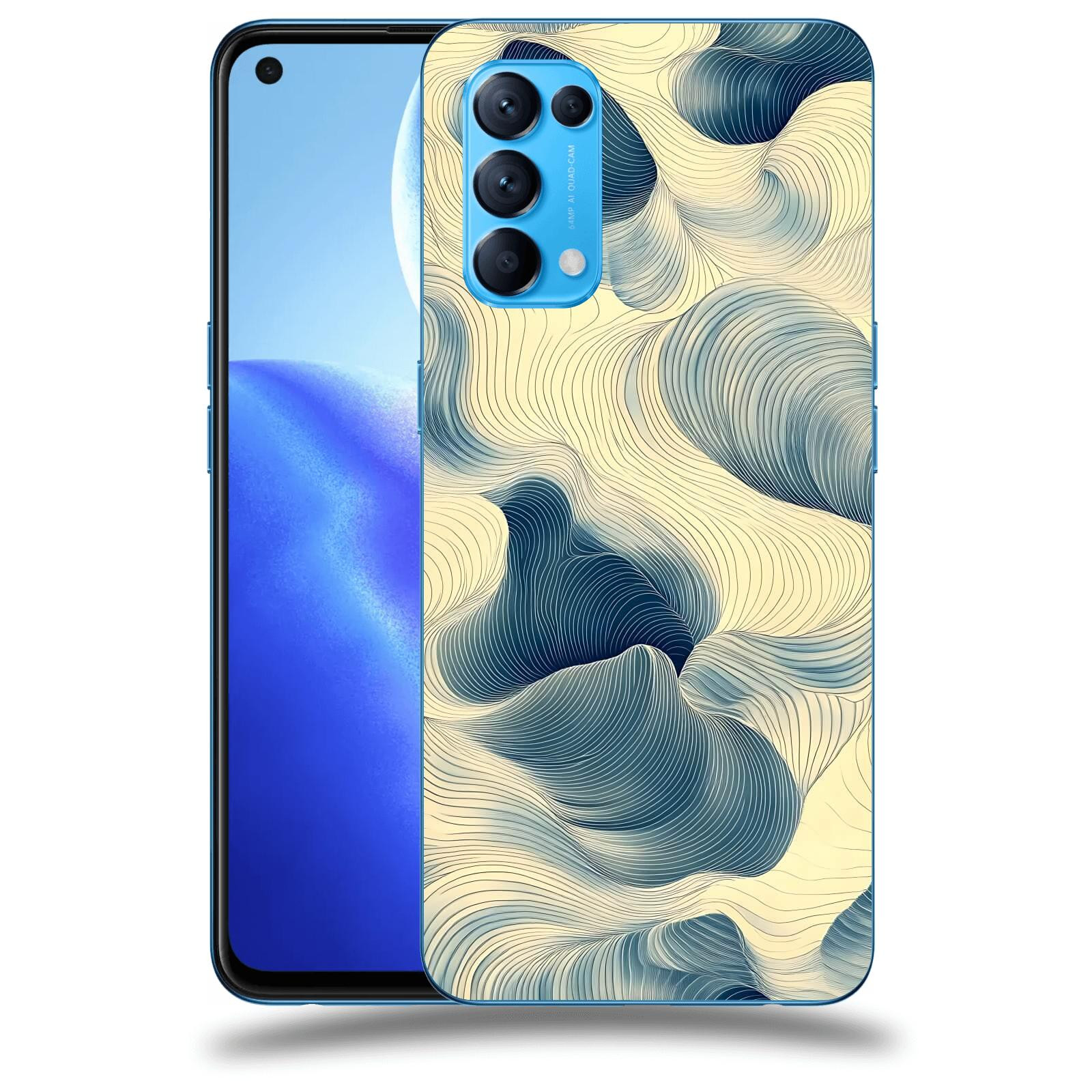ACOVER Kryt na mobil OPPO Reno 5 5G - Hluboké proudy