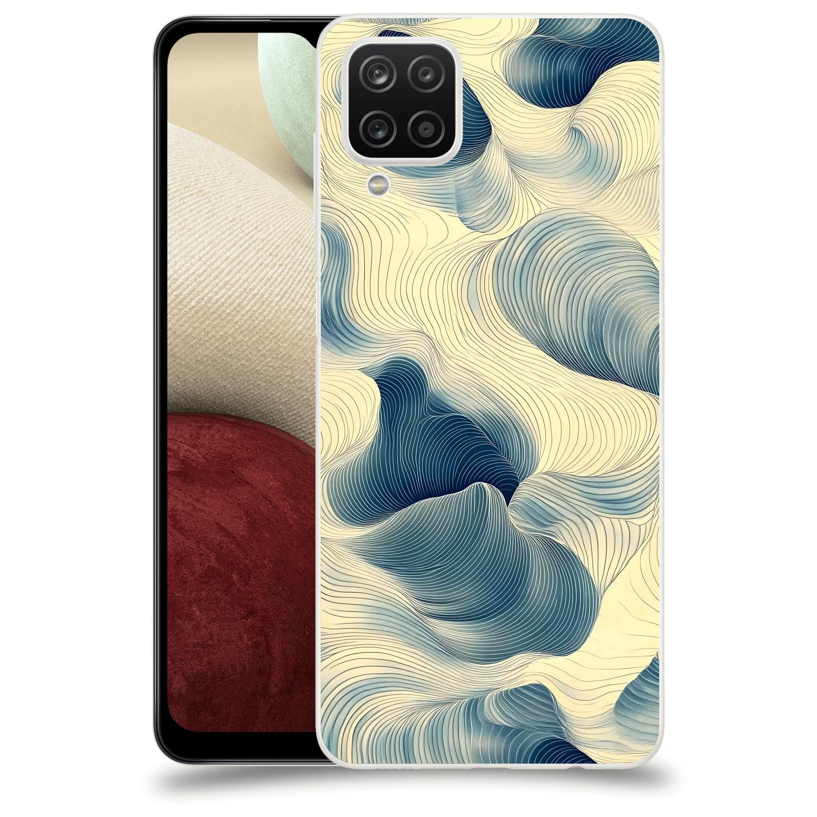 ACOVER Kryt na mobil Samsung Galaxy A12 A125F - Hluboké proudy
