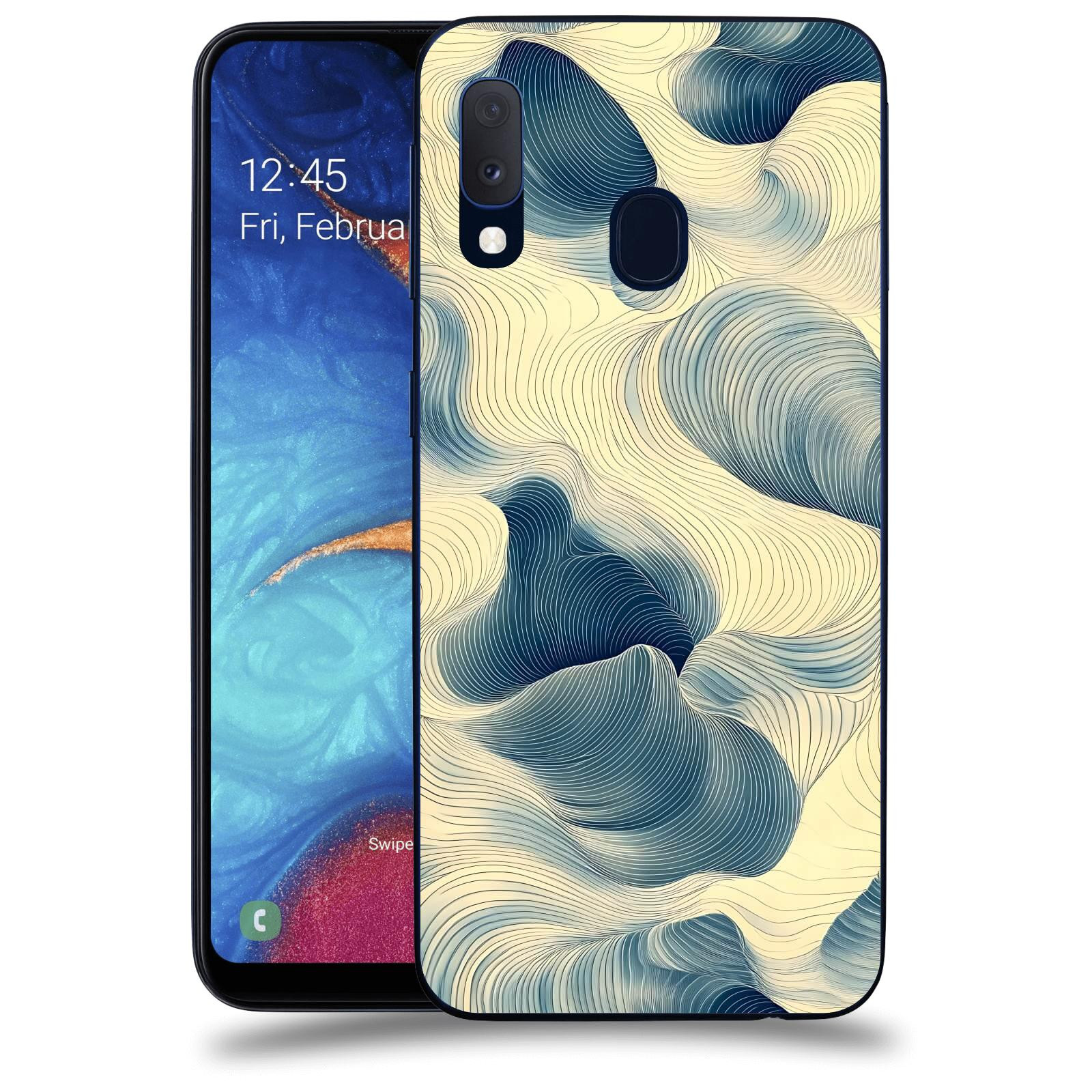 ACOVER Kryt na mobil Samsung Galaxy A20e A202F - Hluboké proudy
