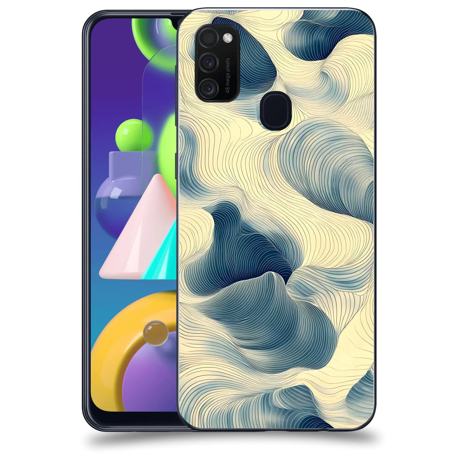 ACOVER Kryt na mobil Samsung Galaxy M21 M215F - Hluboké proudy