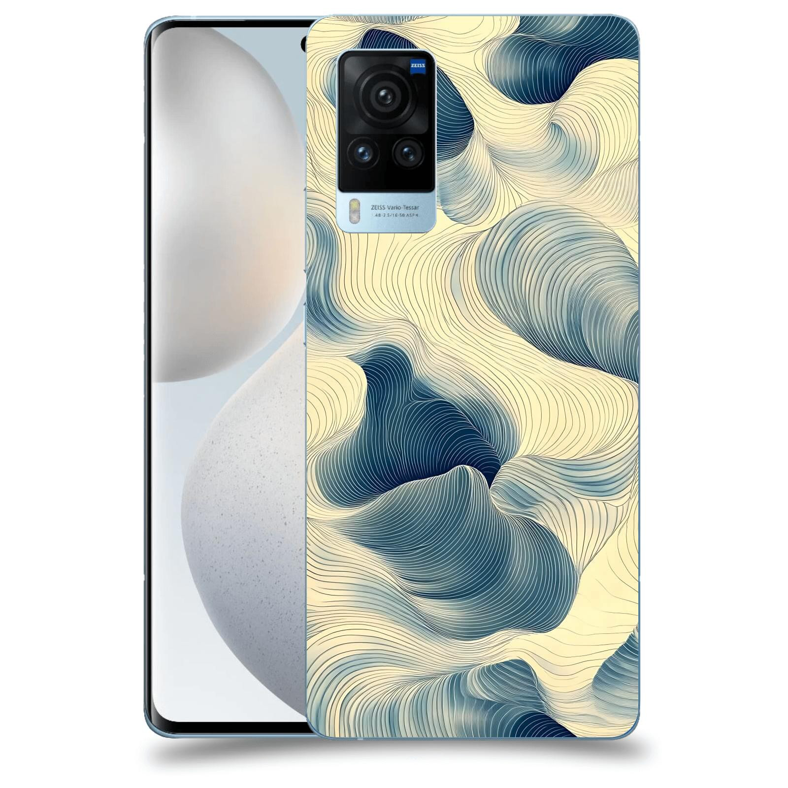 ACOVER Kryt na mobil Vivo X60 Pro 5G - Hluboké proudy
