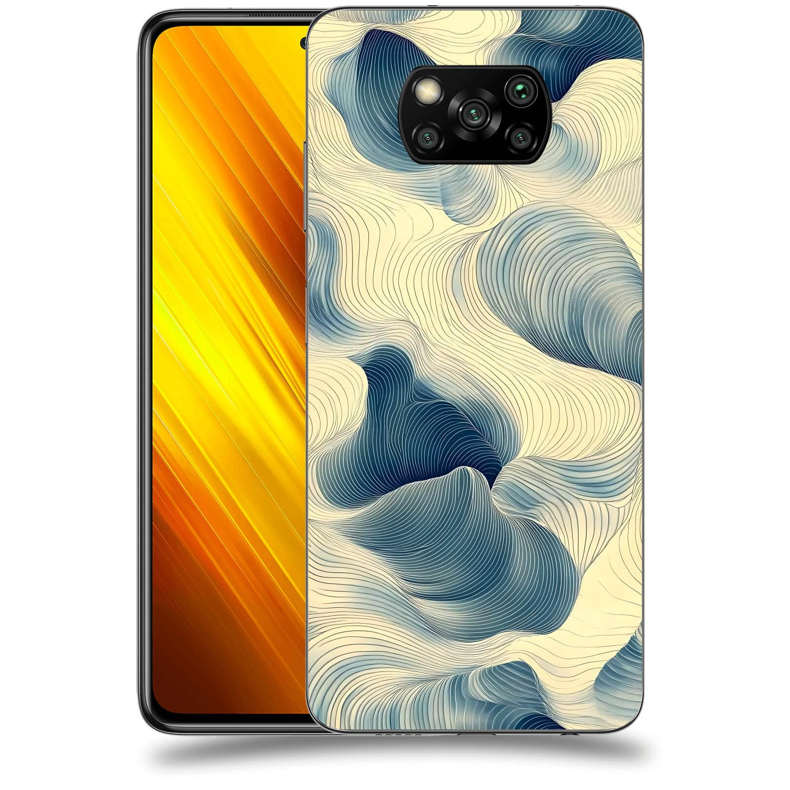 ACOVER Kryt na mobil Xiaomi Poco X3 - Hluboké proudy