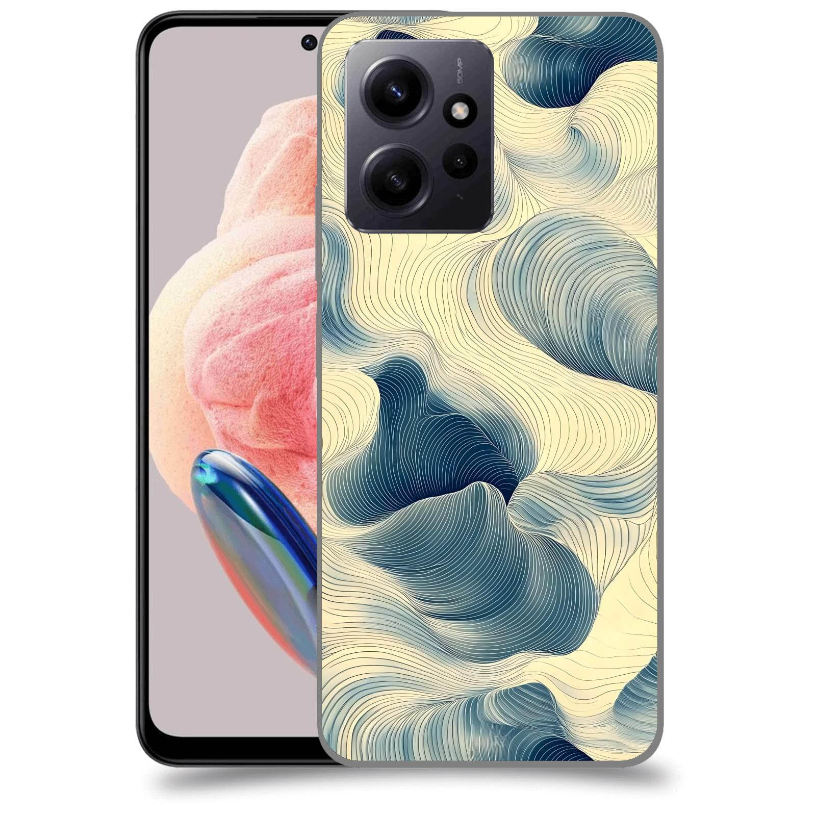 ACOVER Kryt na mobil Xiaomi Redmi Note 12 4G - Hluboké proudy