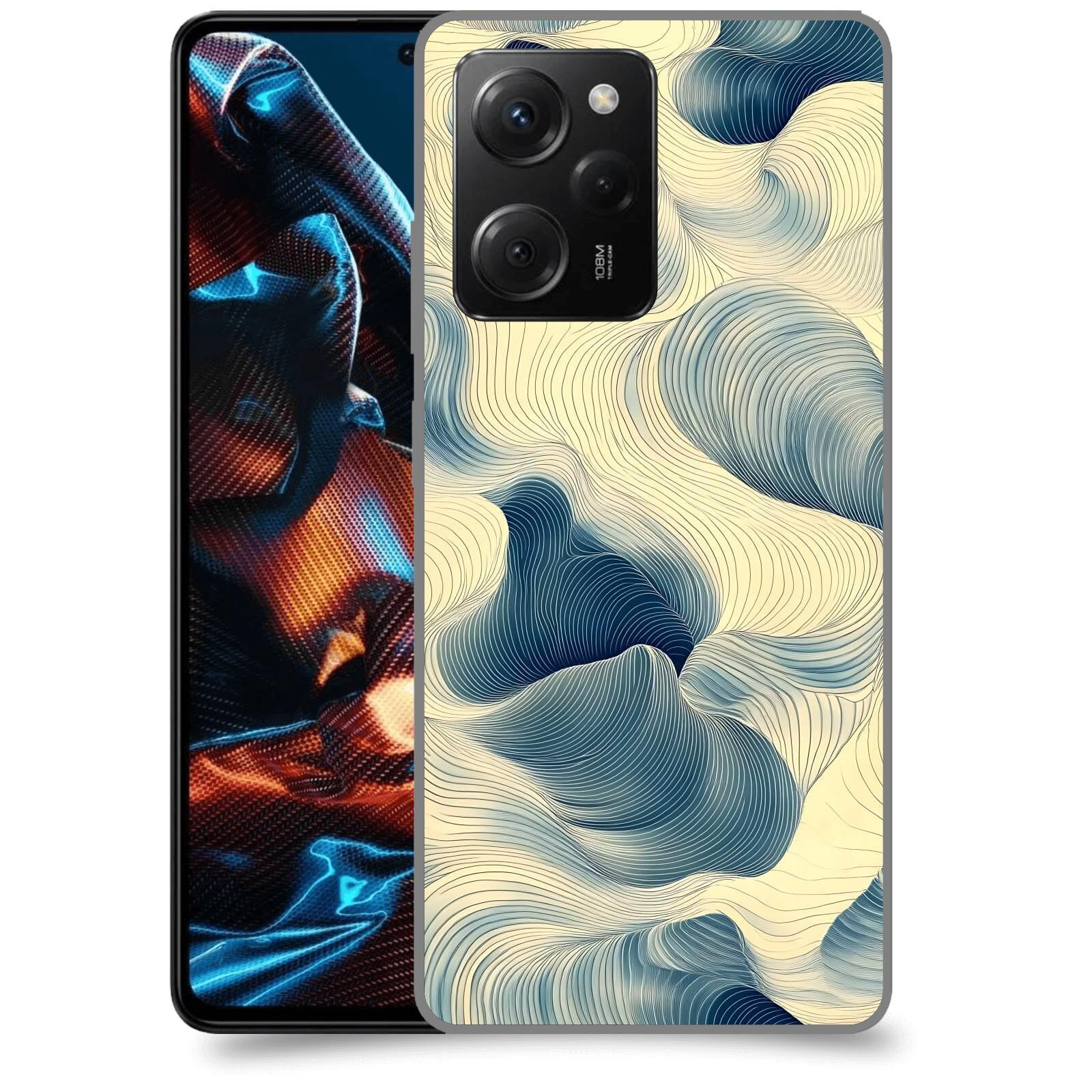 ACOVER Kryt na mobil Xiaomi Poco X5 Pro - Hluboké proudy