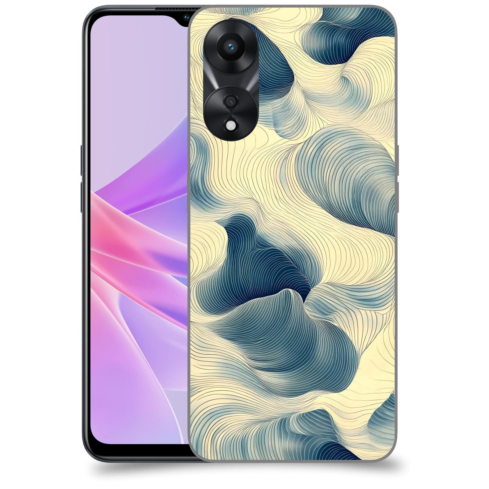 ACOVER Kryt na mobil OPPO A78 5G - Hluboké proudy