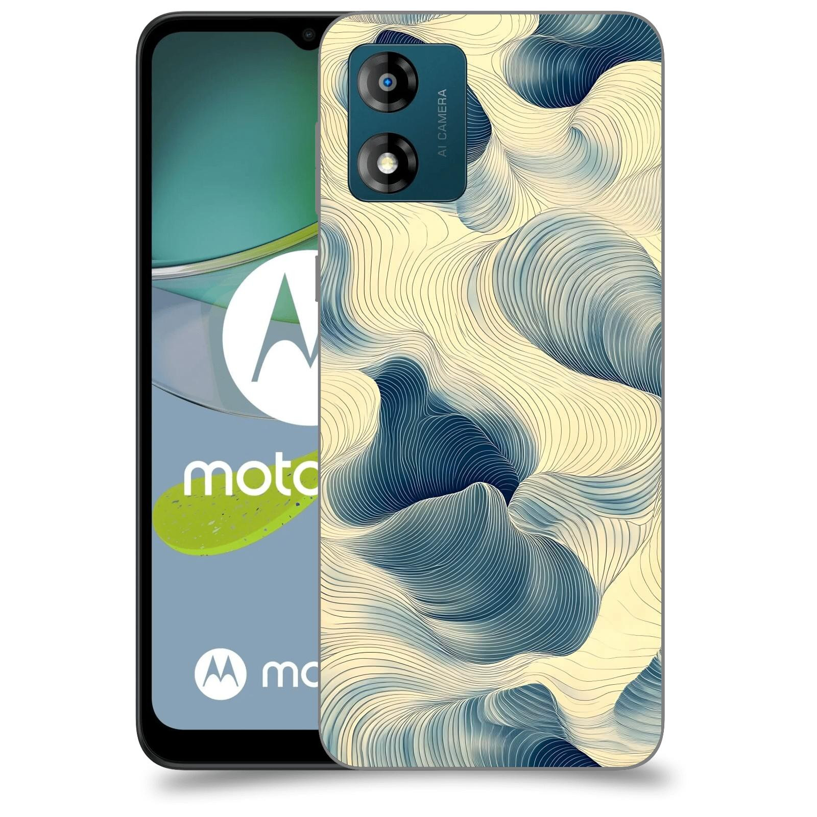 ACOVER Kryt na mobil Motorola Moto E13 - Hluboké proudy