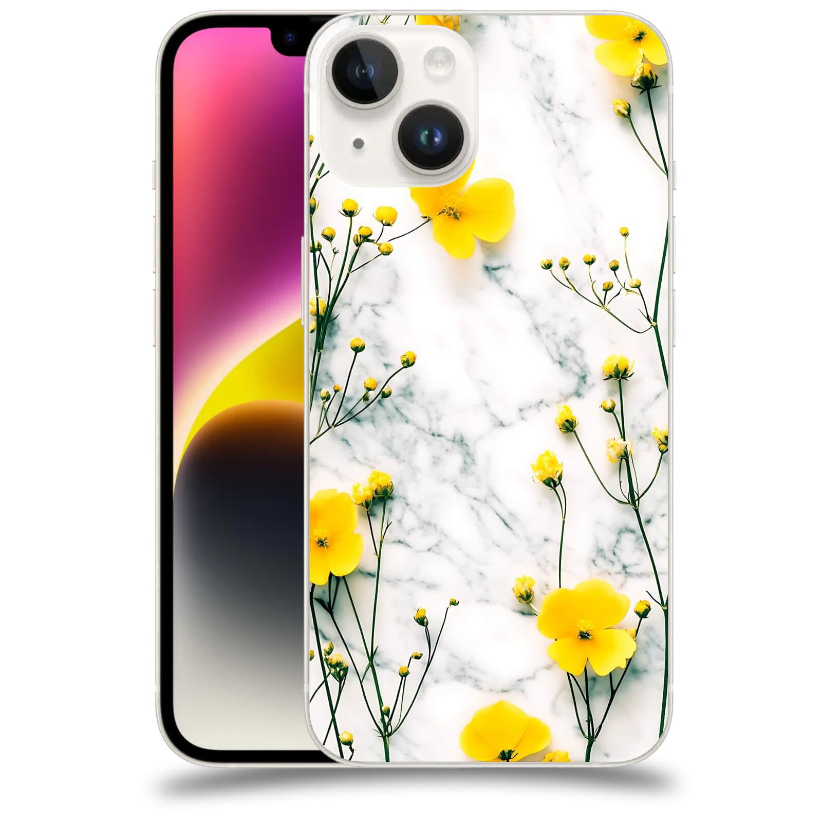 ACOVER Kryt na mobil Apple iPhone 14 - Jarní elegance