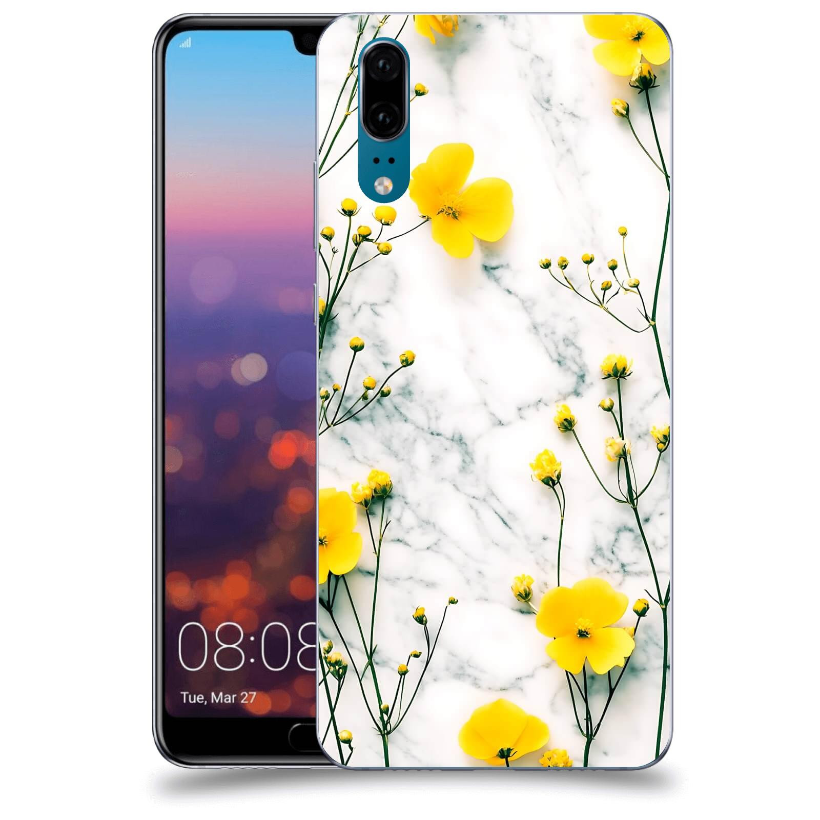 ACOVER Kryt na mobil Huawei P20 - Jarní elegance