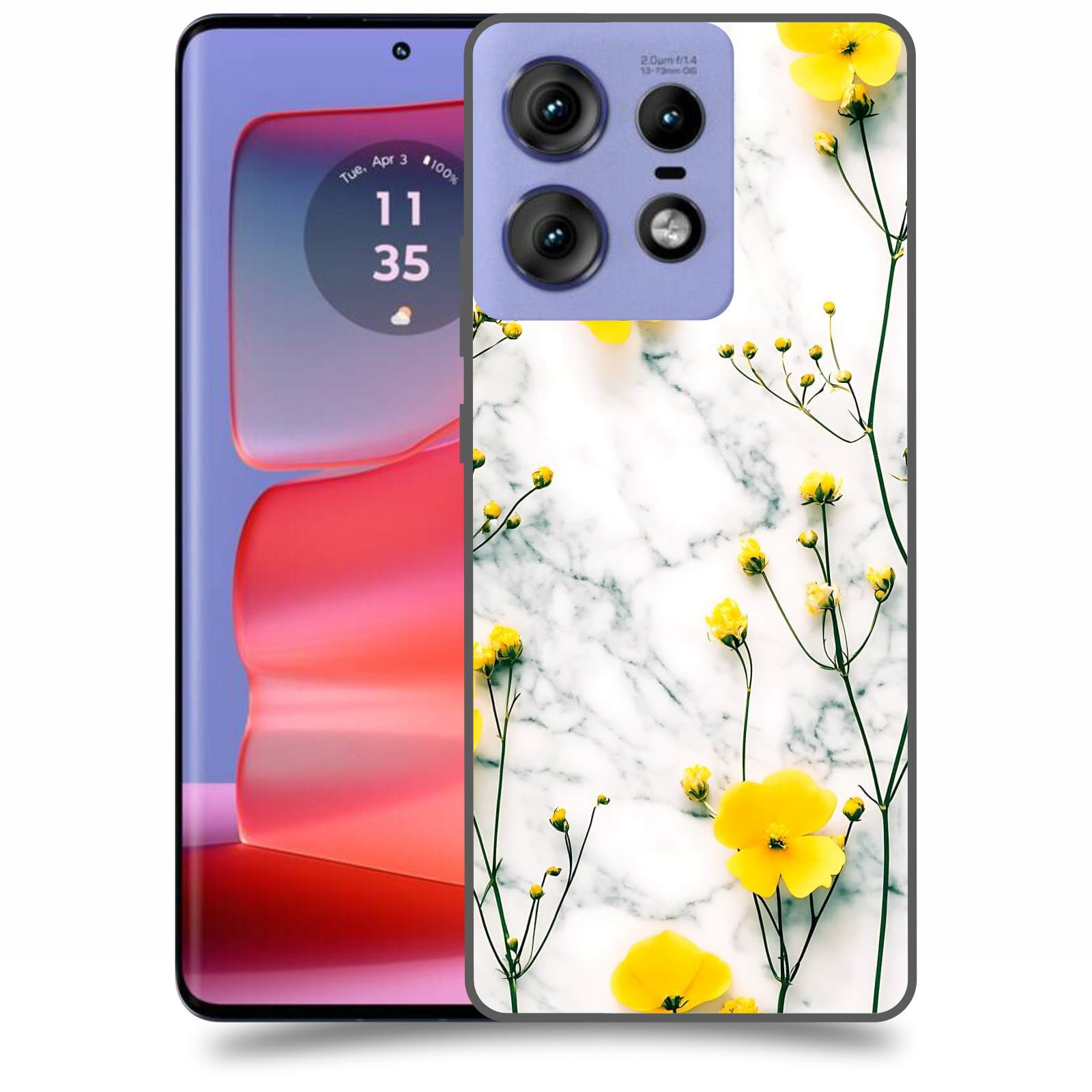 ACOVER Kryt na mobil Motorola Edge 50 Pro - Jarní elegance